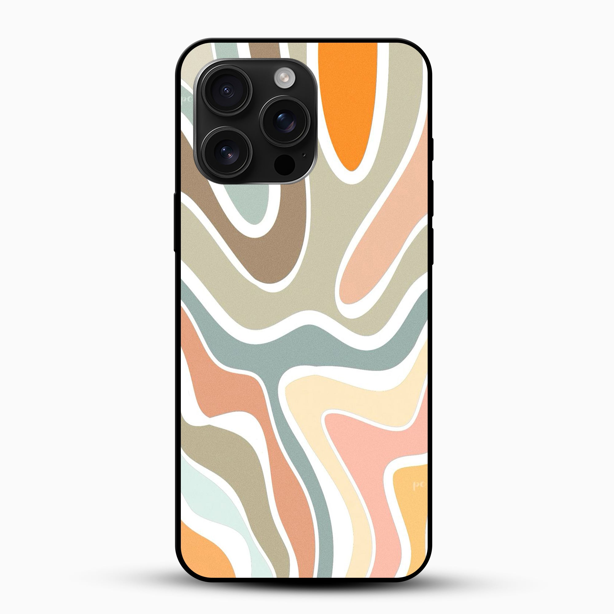 Abstract Wavy Pattern Phone Case Abstract Wavy Pattern Premium Back Cover