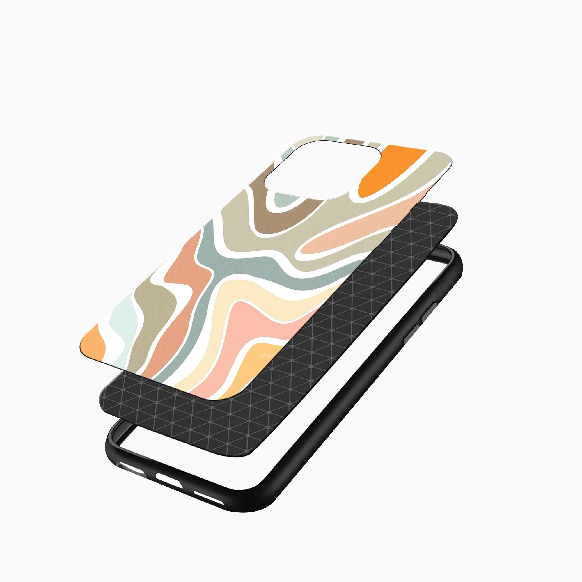 Abstract Wavy Pattern Phone Case Abstract Wavy Pattern Premium iphone cover