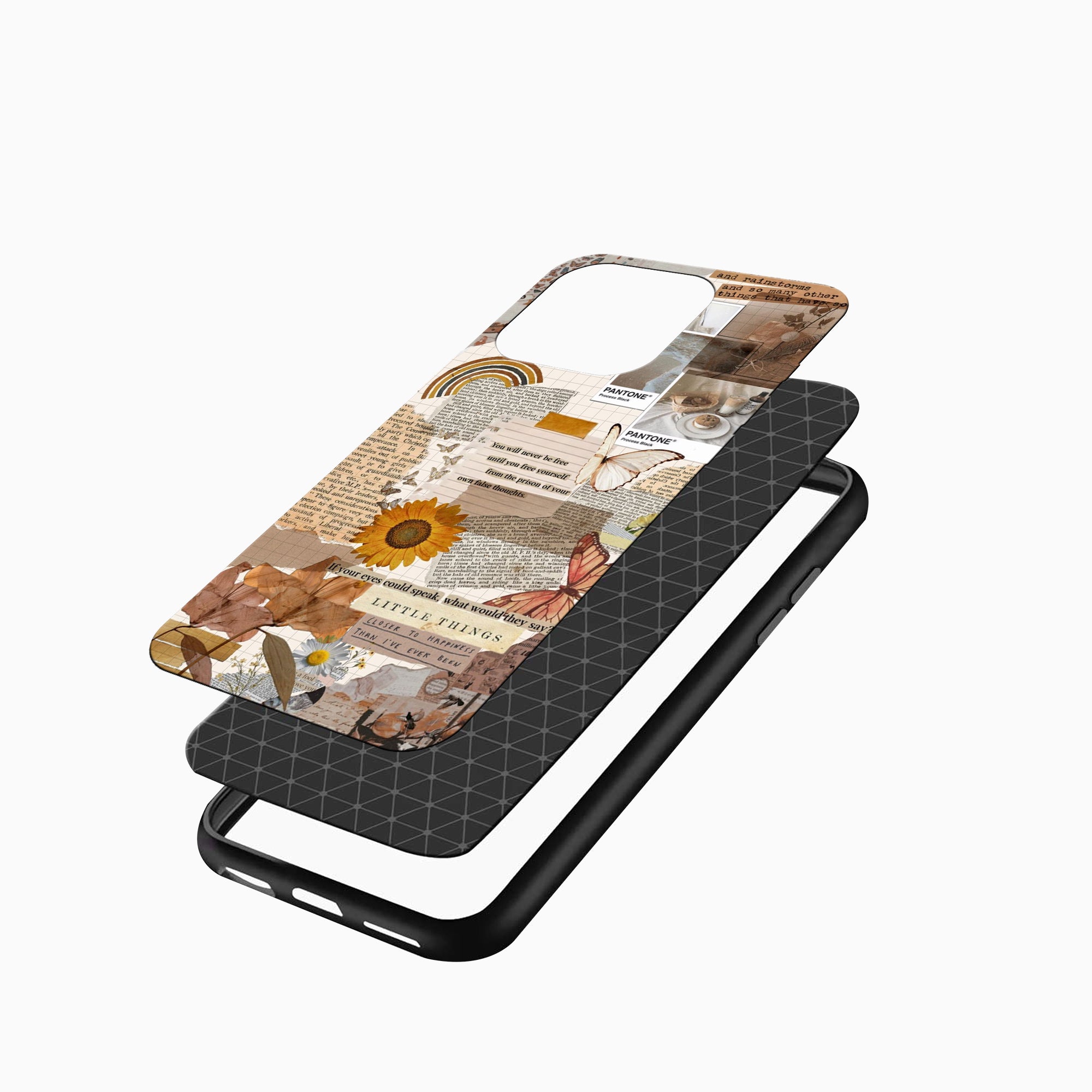 Vintage Aesthetic Collage Quote Phone Case Vintage Aesthetic Collage Quote iPhone Cover