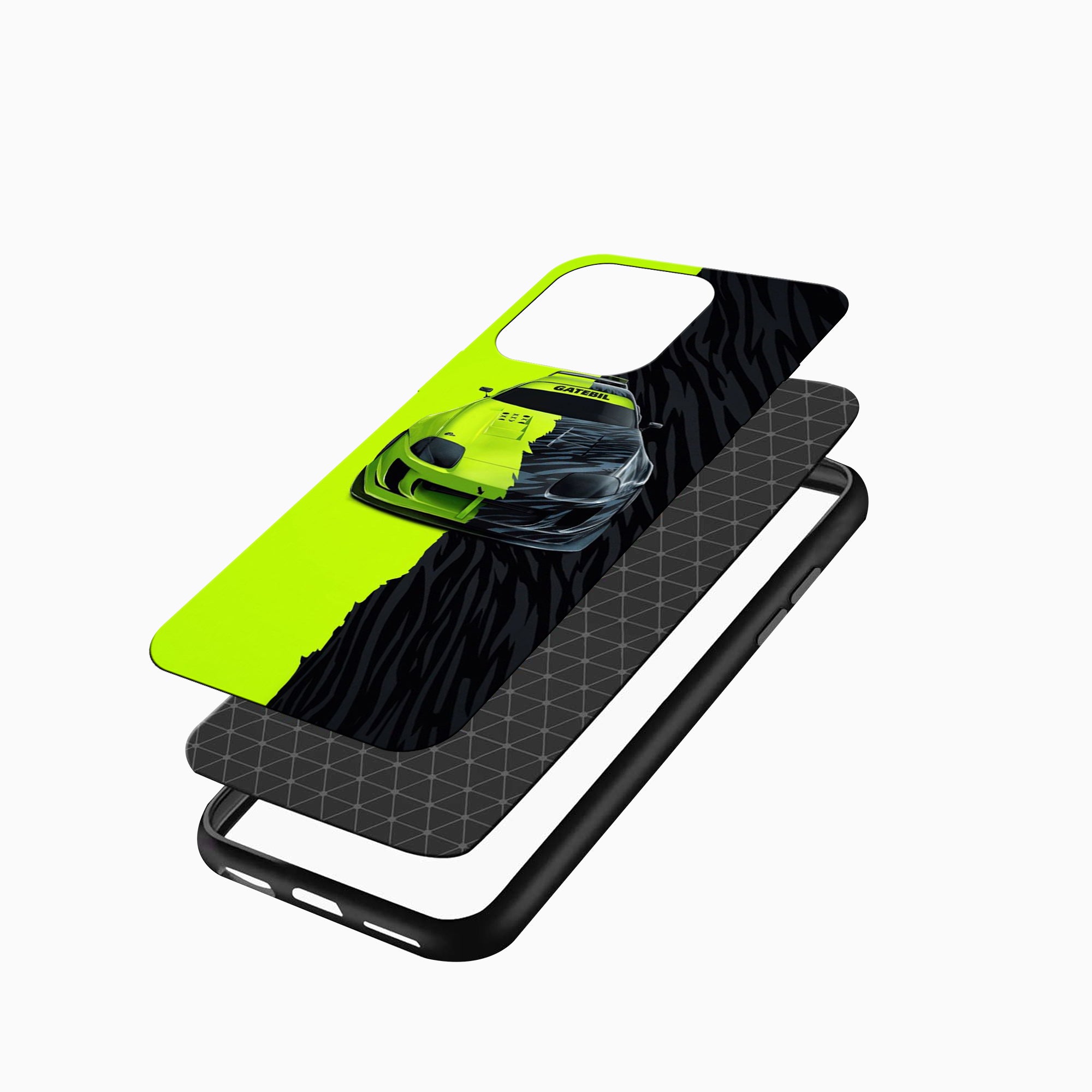 Neon Racing Car Phone Case Neon Racing Car Edition Premium iphone cover