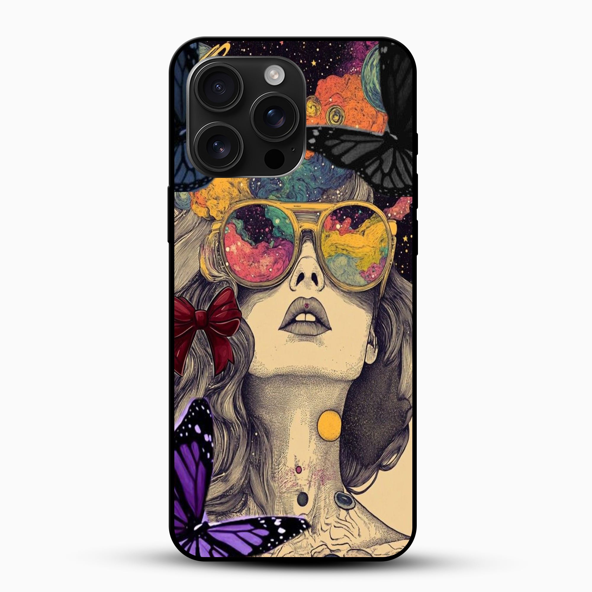 Galaxy Girl Artistic Phone Case Psychedelic Galaxy Girl Artistic Phone Case