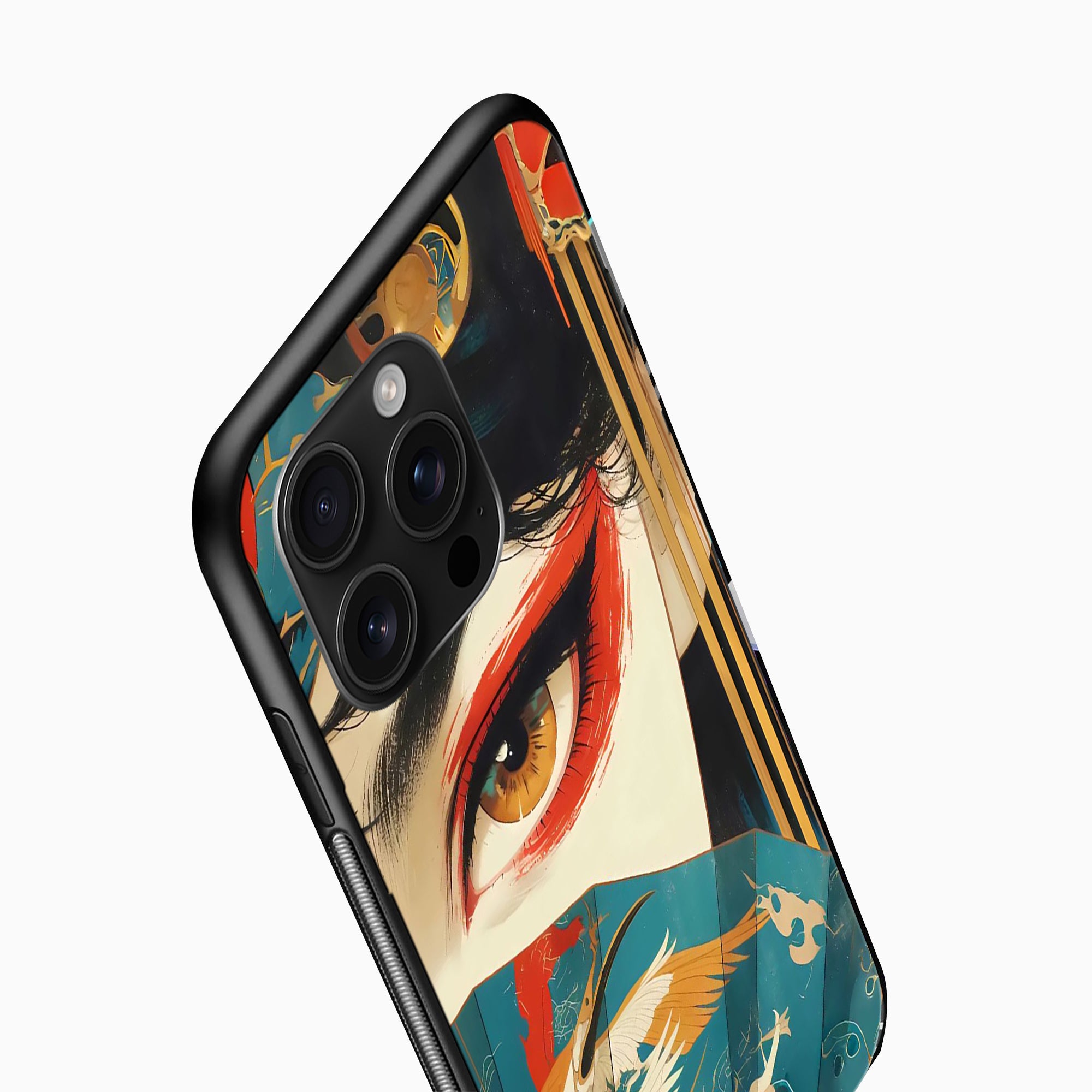 Mystic Gaze Japanese Art Phone Case Mystic Gaze Japanese Art Back Cover