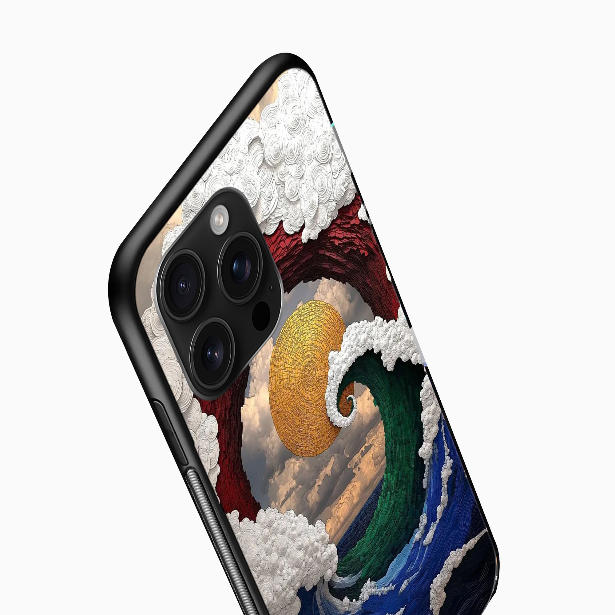 Cosmic Ocean Wave Artistic Phone Case Cosmic Ocean Wave Artistic Back Cover
