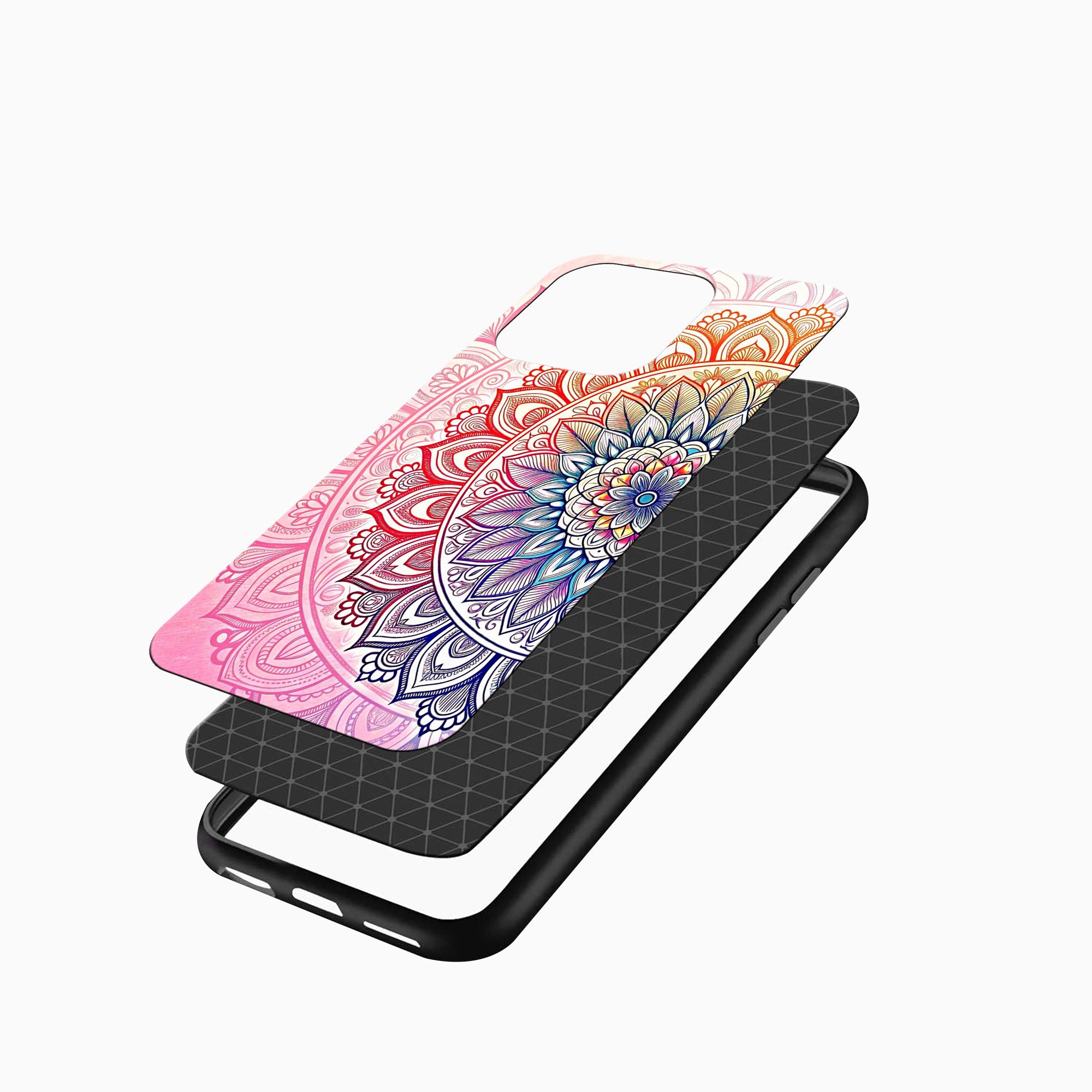 Boho Rainbow Mandala Art Premium Mobile Case Boho Rainbow Mandala Art Premium Mobile Case