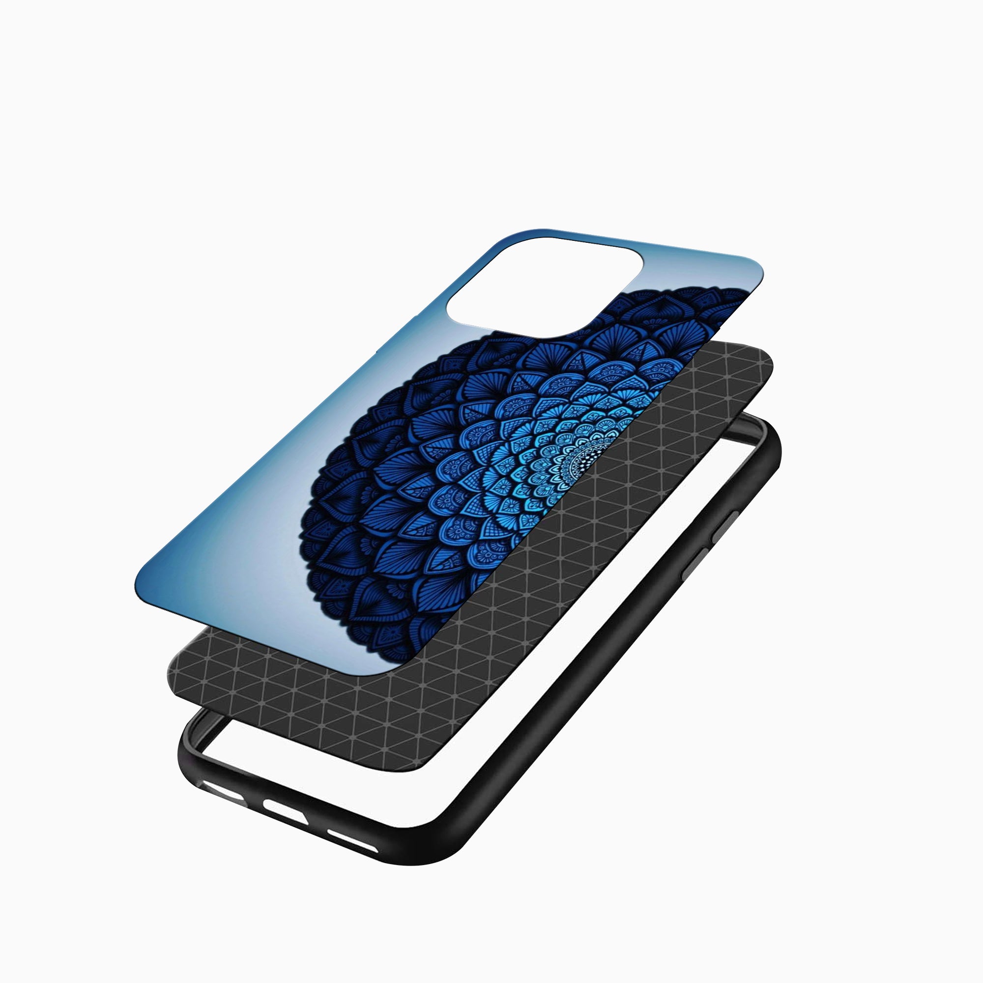 Midnight Blue Mandala Art Premium Mobile Case Midnight Blue Mandala Art Premium iPhone cover