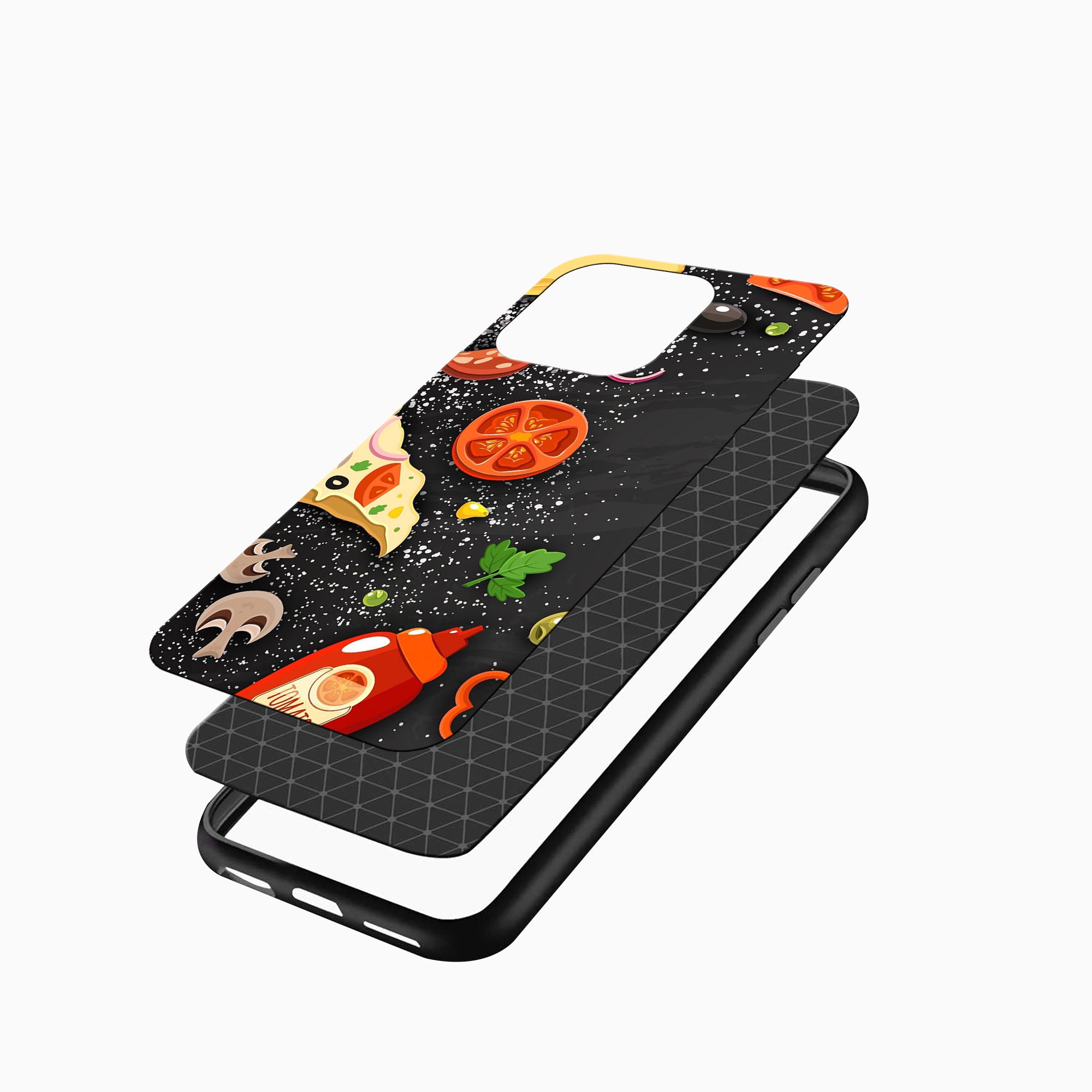 Pizza Theme Printed Phone Case Pizza Party Foodie Printed iPhone cover