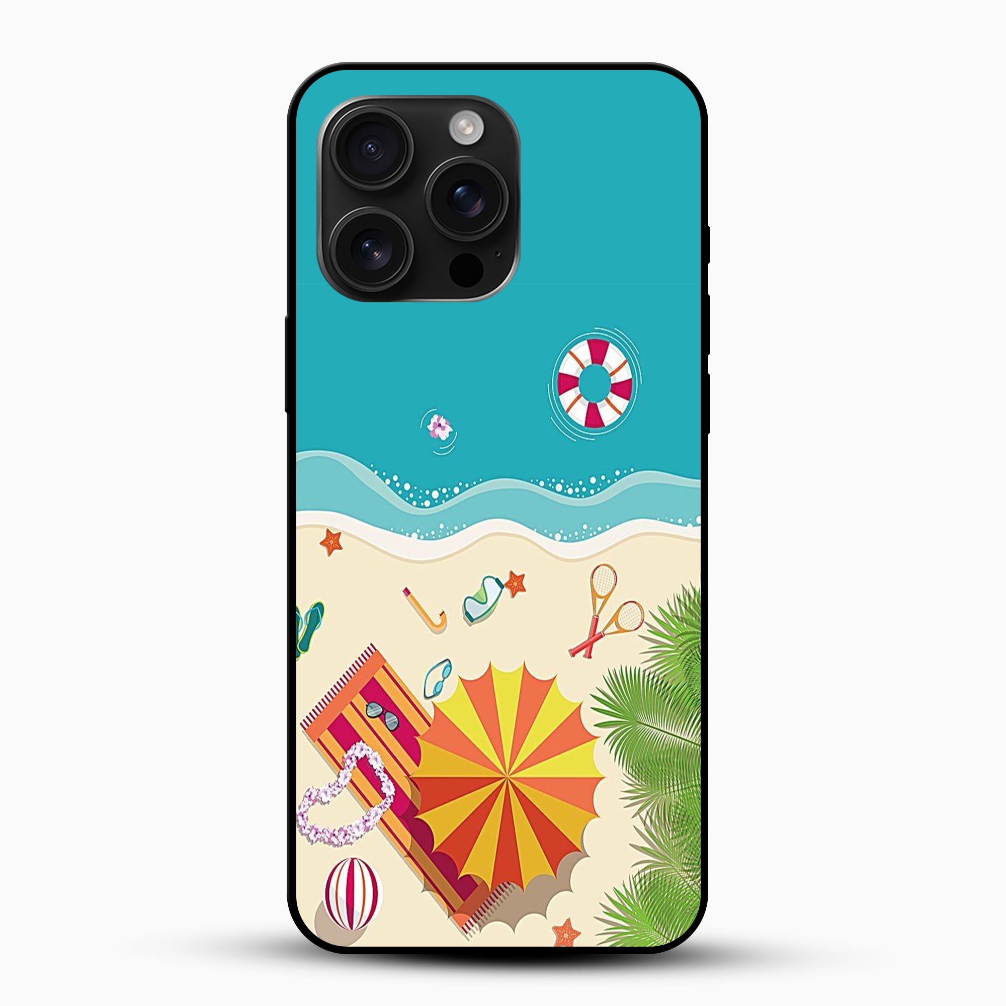 Tropical Beach Vibes Printed Phone Case Tropical Beach Vibes Printed Phone Case