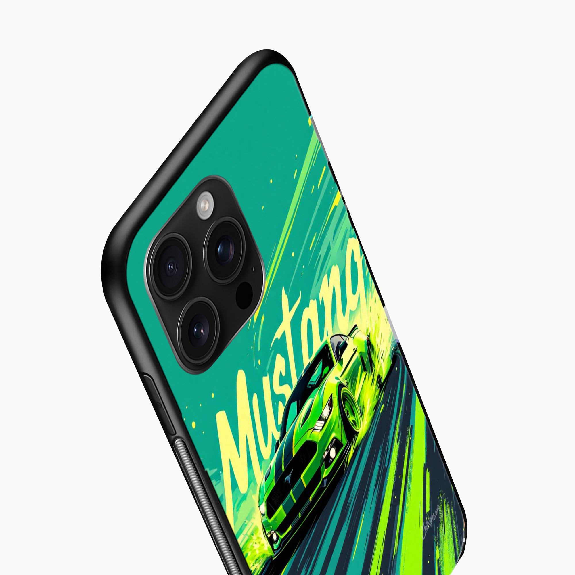 Neon Mustang Speed Racer Phone Case Neon Mustang Speed Racer mobile cover