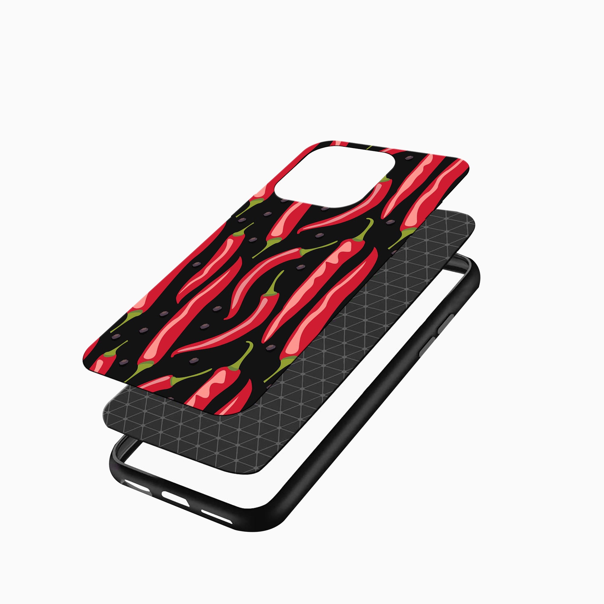 Spicy Red Chili Pepper Glass Phone Case Spicy Red Chili Pepper Glass iphone cover
