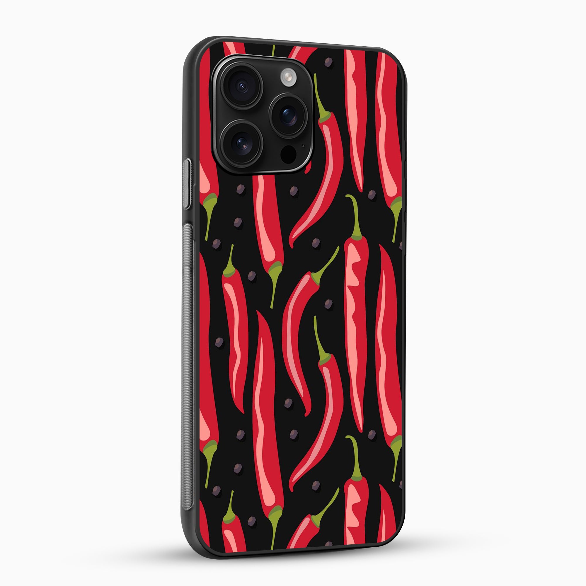 Spicy Red Chili Pepper Glass Phone Case Spicy Red Chili Pepper Glass Phone Case