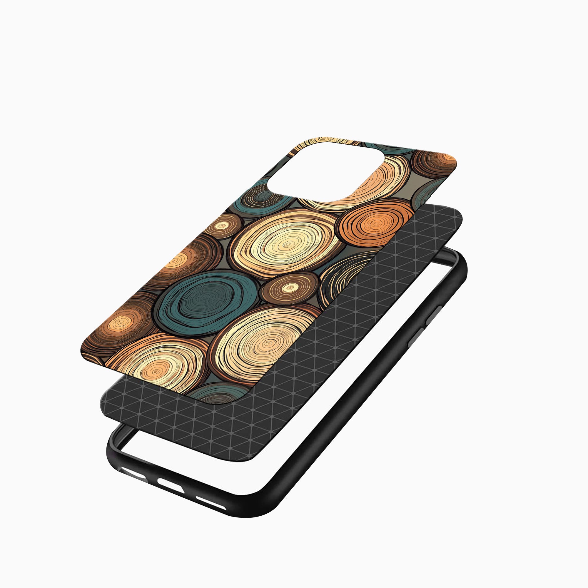 Rustic Wood Rings Phone Case Rustic Wood Rings iPhone case
