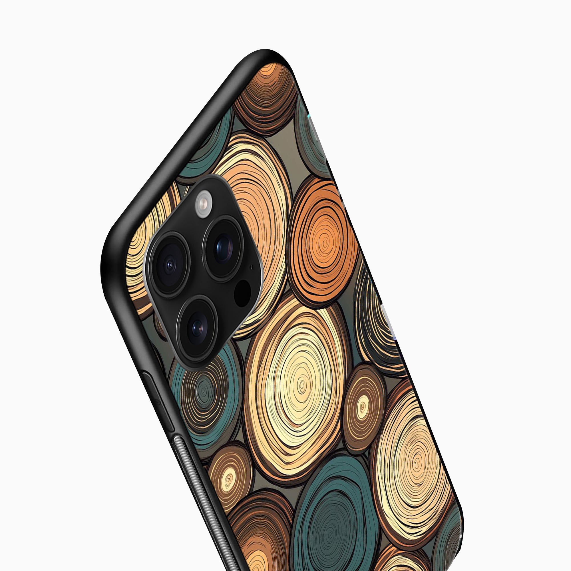 Rustic Wood Rings Phone Case Rustic Wood Rings mobile cover