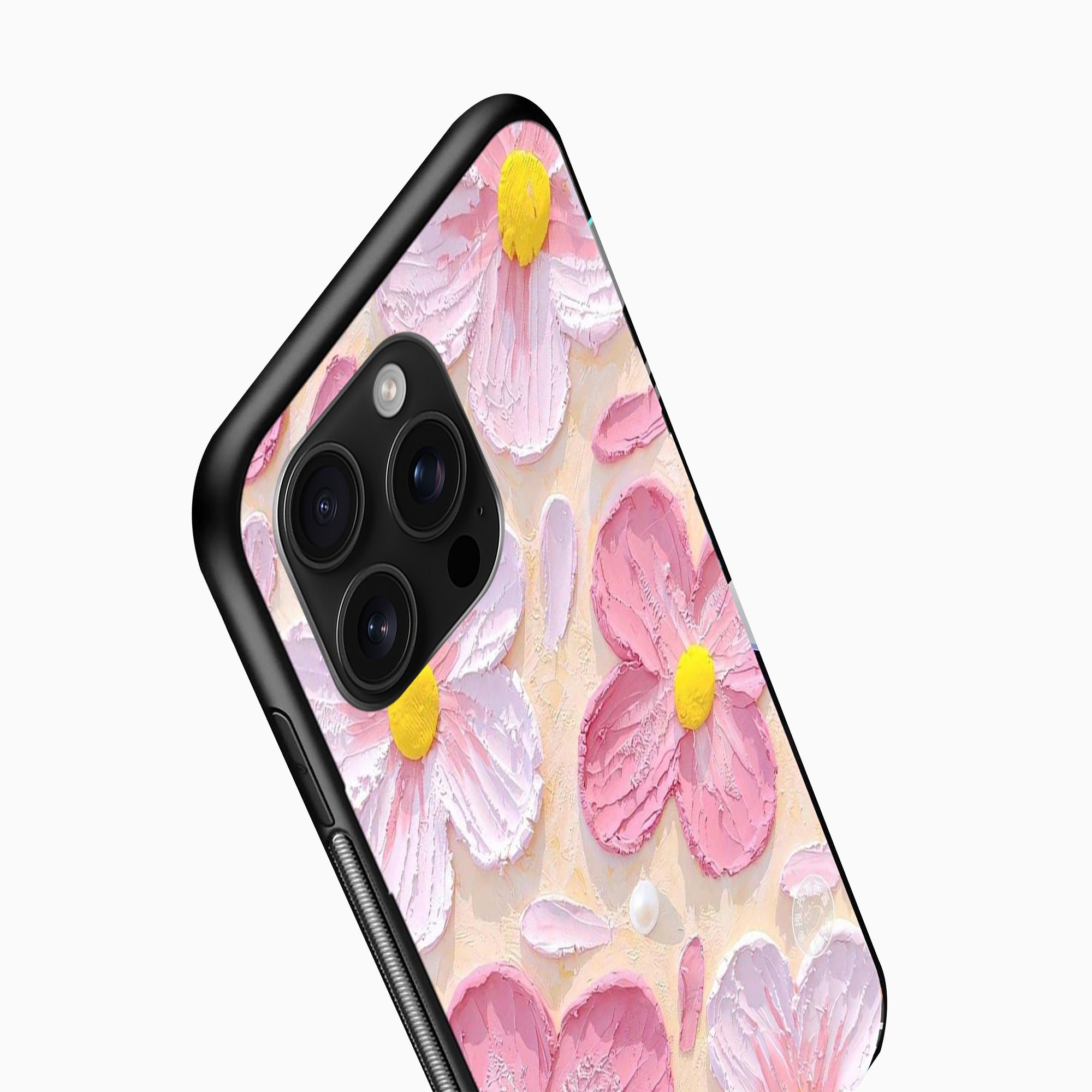 Pink Floral Art Phone Case Pink Floral Art mobile cover
