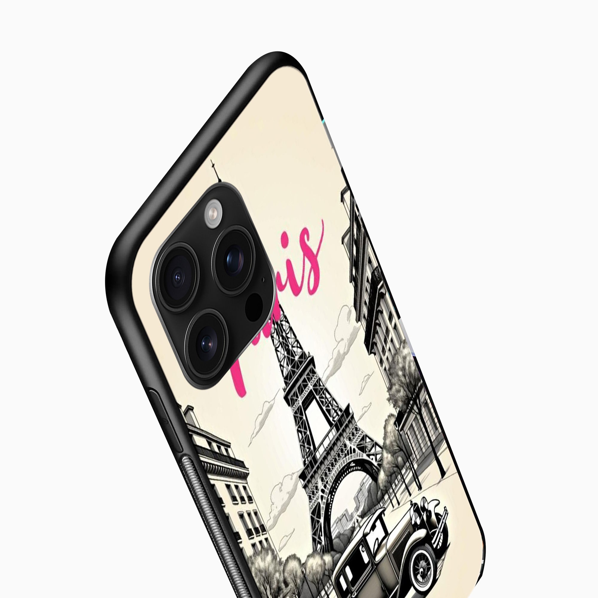 Paris Vintage Car Mobile Cover Paris Vintage Car Phone Case