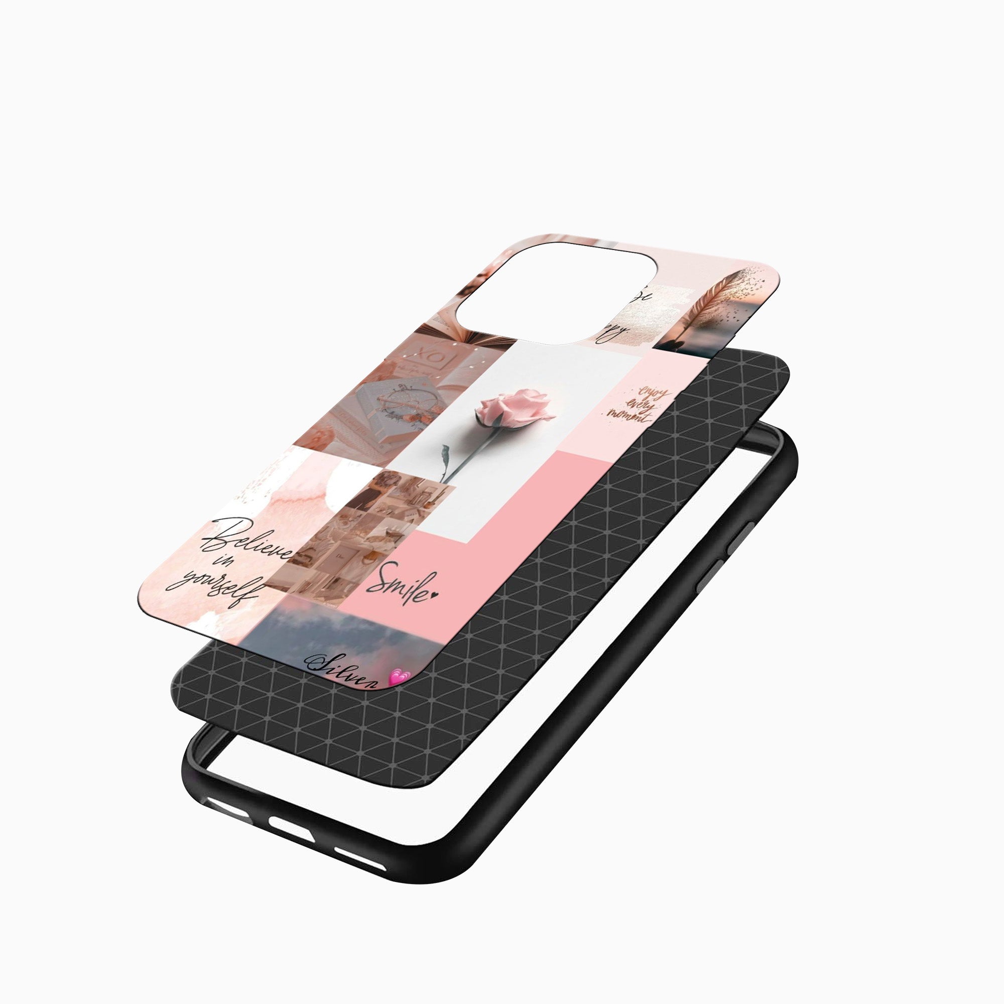 Pink Rose Collage Phone Case Pink Rose Collage Phone Case