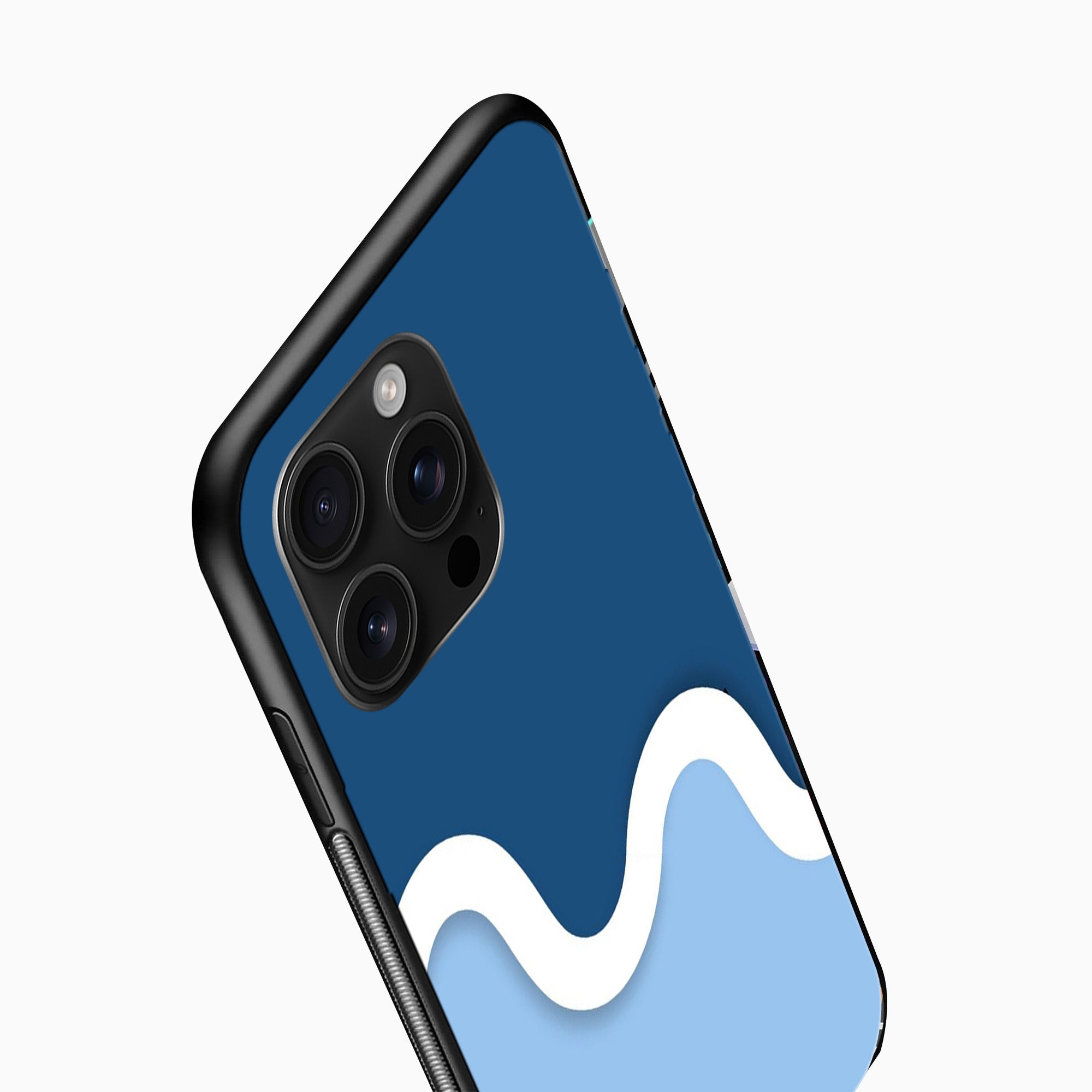 Minimal Blue Wave Phone Case Minimal Blue Wave mobile cover
