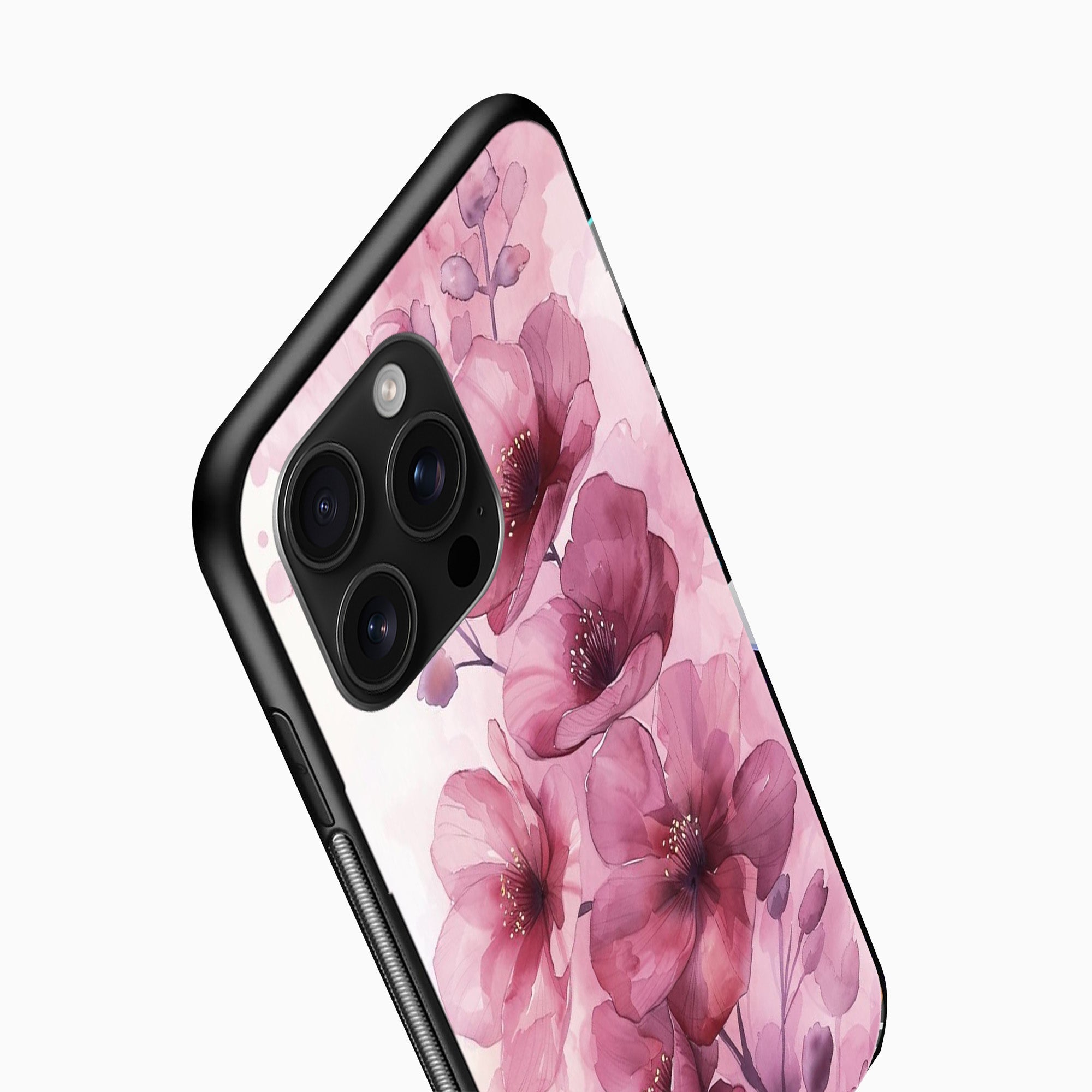 Pink Blossom Watercolor Phone Case Pink Blossom Watercolor mobile cover