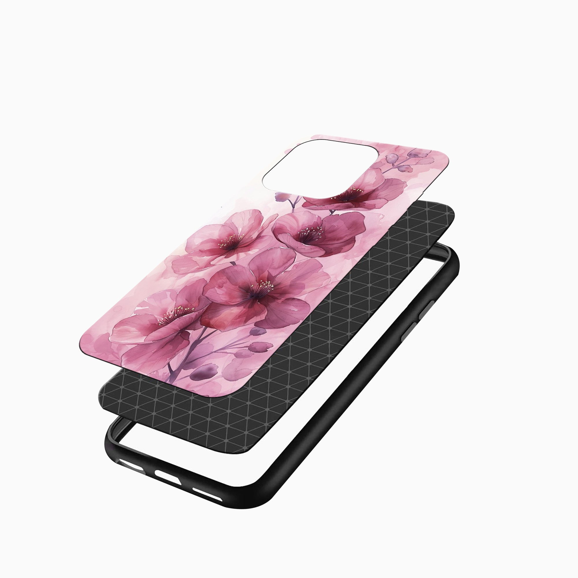 Pink Blossom Watercolor Phone Case Pink Blossom Watercolor iPhone cover