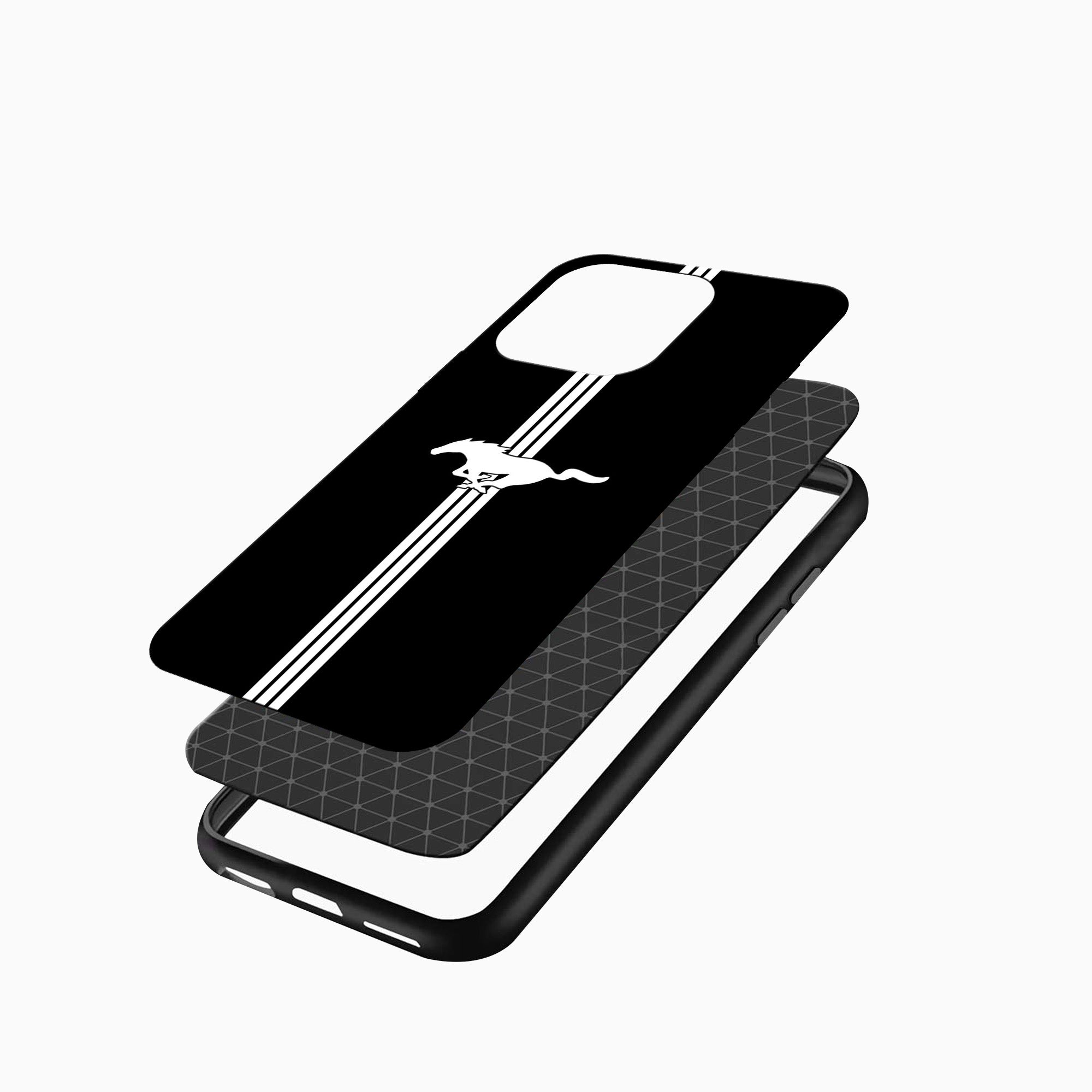 Black Mustang Phone Case Black Mustang iPhne cover