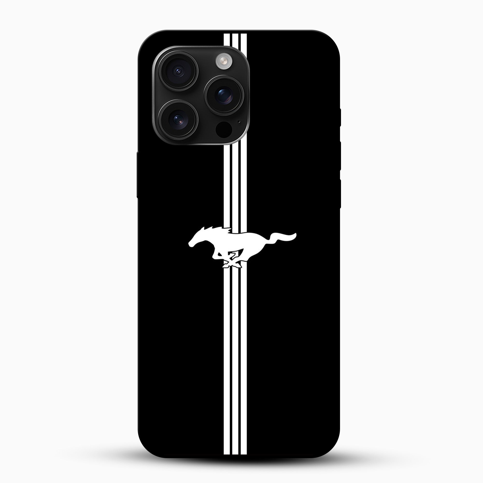 Black Mustang Phone Case Black Mustang Phone Case