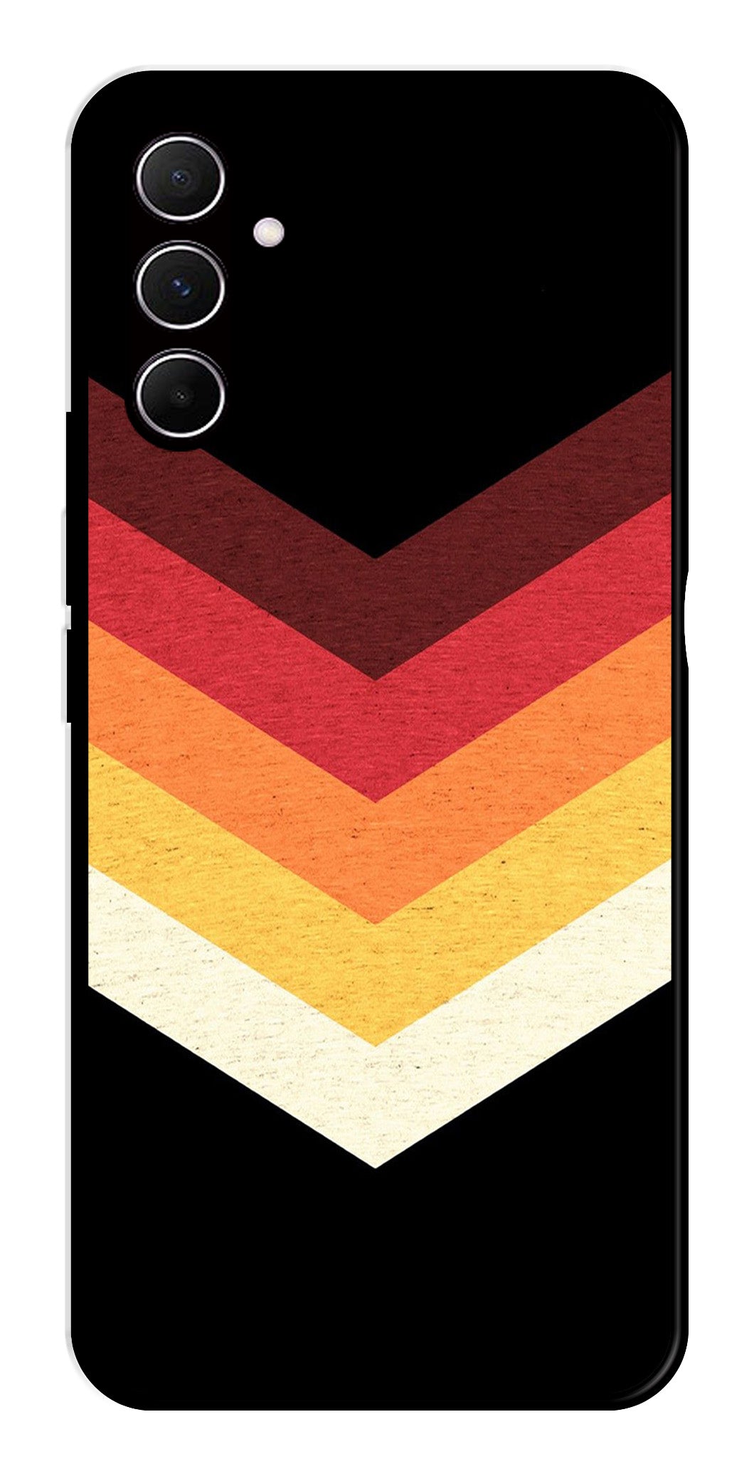 MultiColor Arrow Metal Mobile Case for Samsung Galaxy A55 5G MultiColor Arrow Metal Mobile Case for Samsung Galaxy A55 5G (Design No -04)