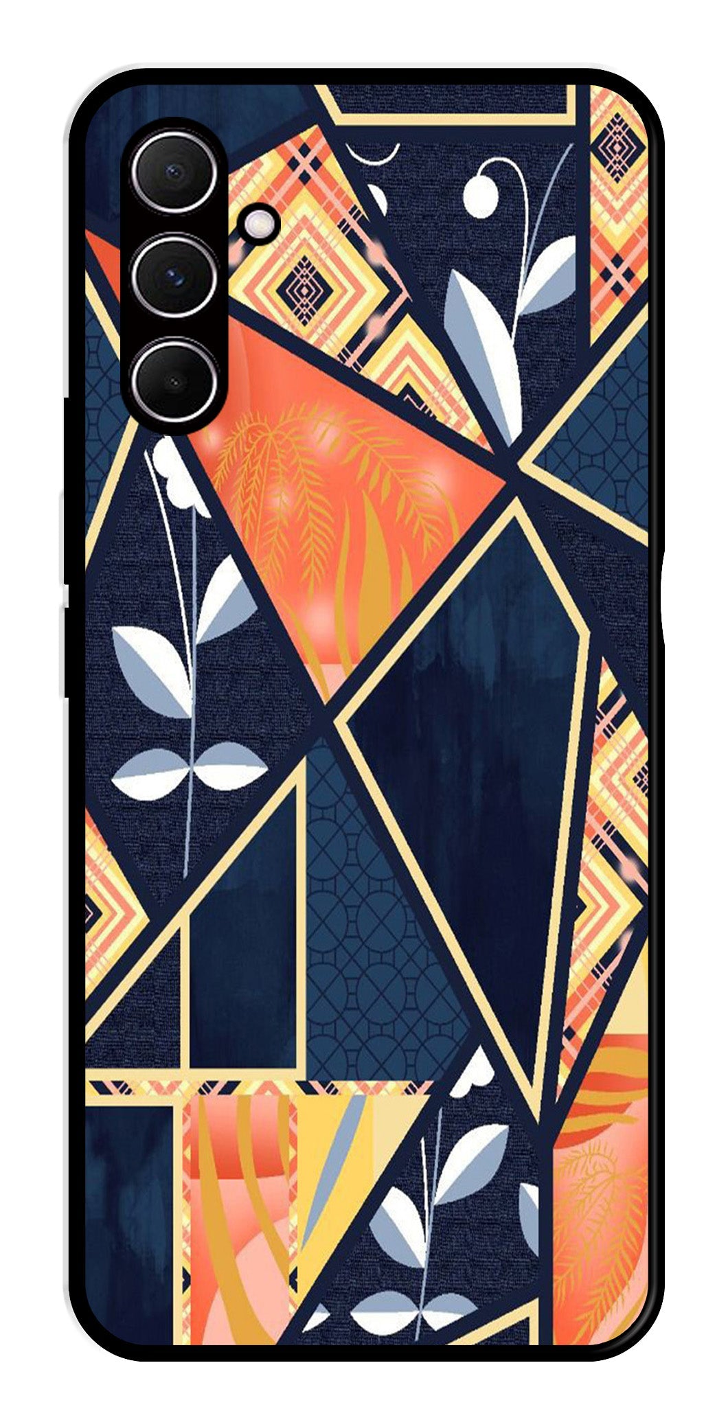 Marble Design Metal Mobile Case for Samsung Galaxy A55 5G Marble Design Metal Mobile Case for Samsung Galaxy A55 5G (Design No -07)