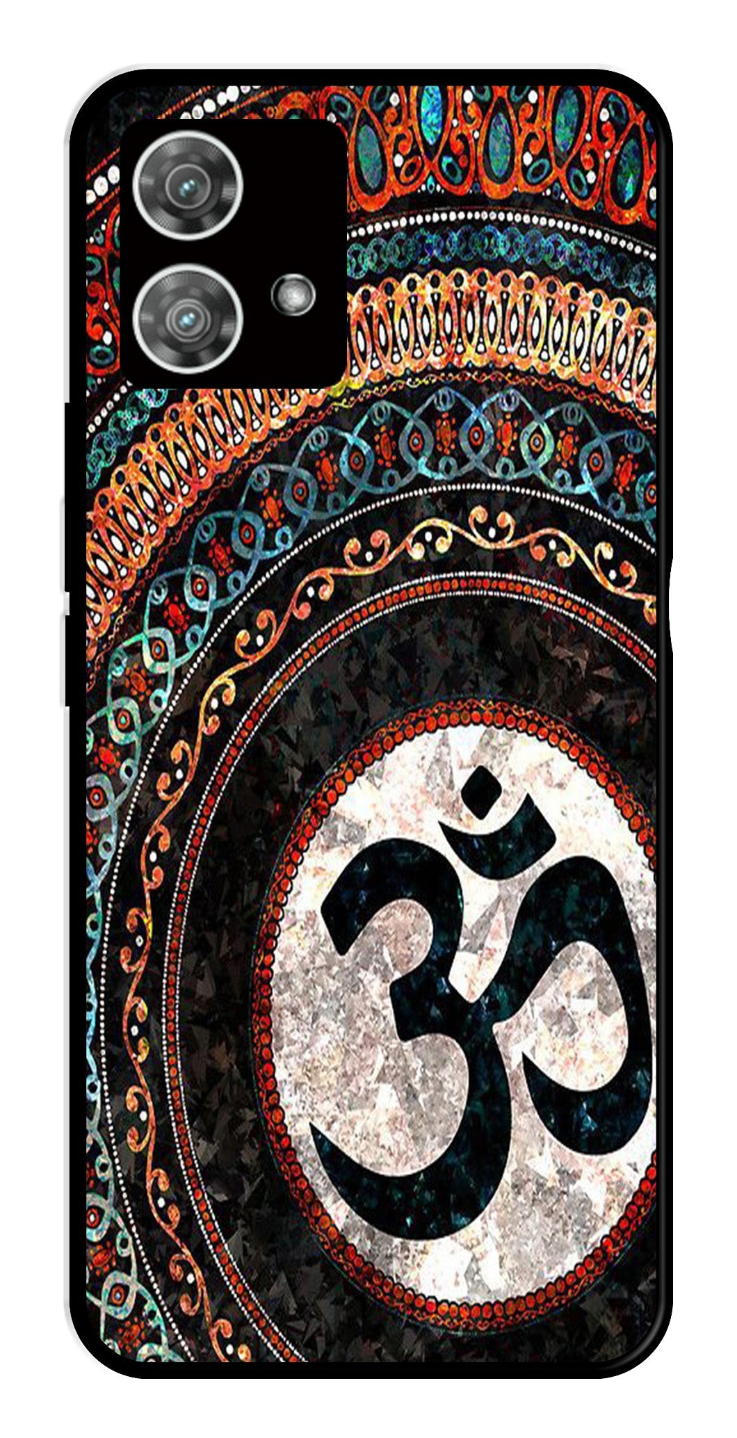 Oum Design Metal Mobile Case for Moto Edge 40 5G Oum Design Metal Mobile Case for Moto Edge 40 5G (Design No -15)