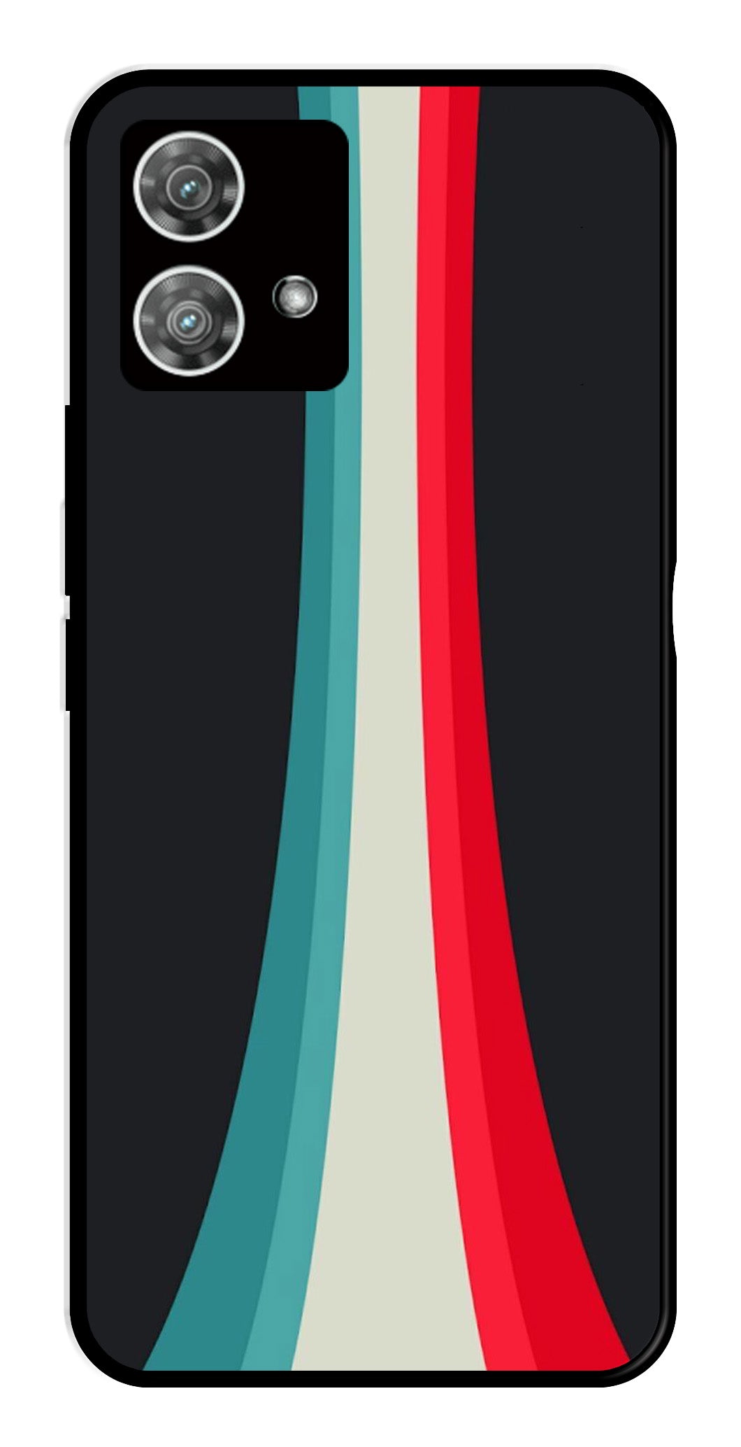 Modern Art Colorful Metal Mobile Case for Moto Edge 40 5G Modern Art Colorful Metal Mobile Case for Moto Edge 40 5G (Design No -48)