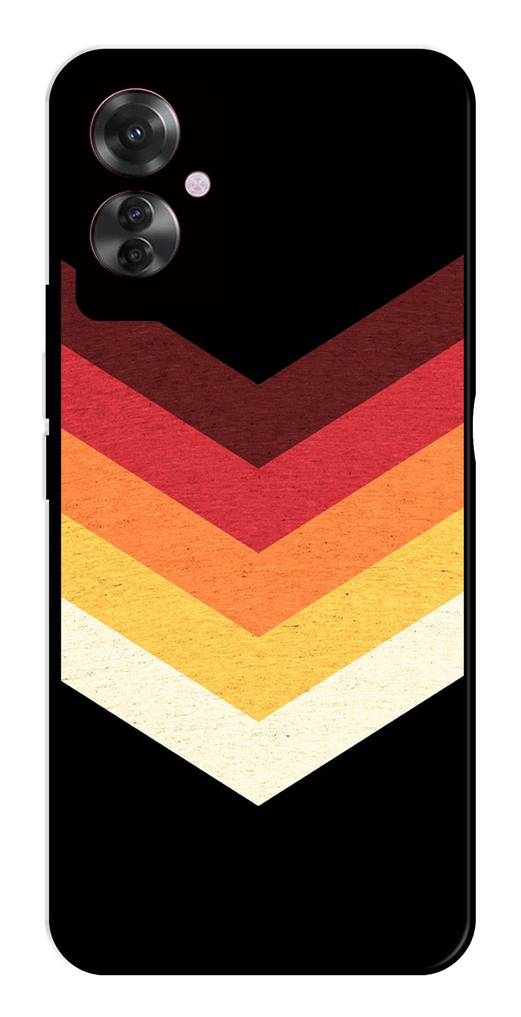 MultiColor Arrow Metal Mobile Case for Oppo F25 Pro 5G MultiColor Arrow Metal Mobile Case for Oppo F25 Pro 5G (Design No -04)
