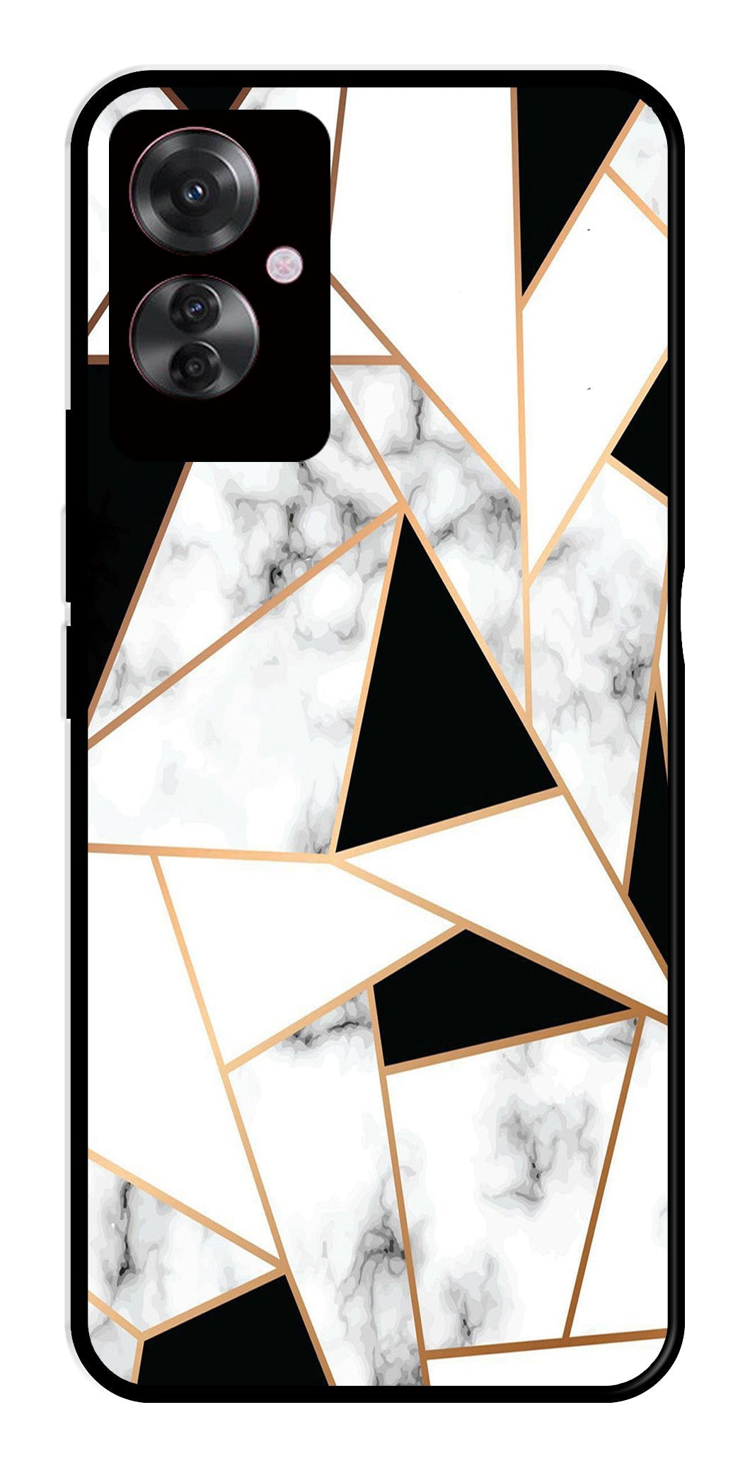 Marble Design2 Metal Mobile Case for Oppo F25 Pro 5G Marble Design2 Metal Mobile Case for Oppo F25 Pro 5G (Design No -08)