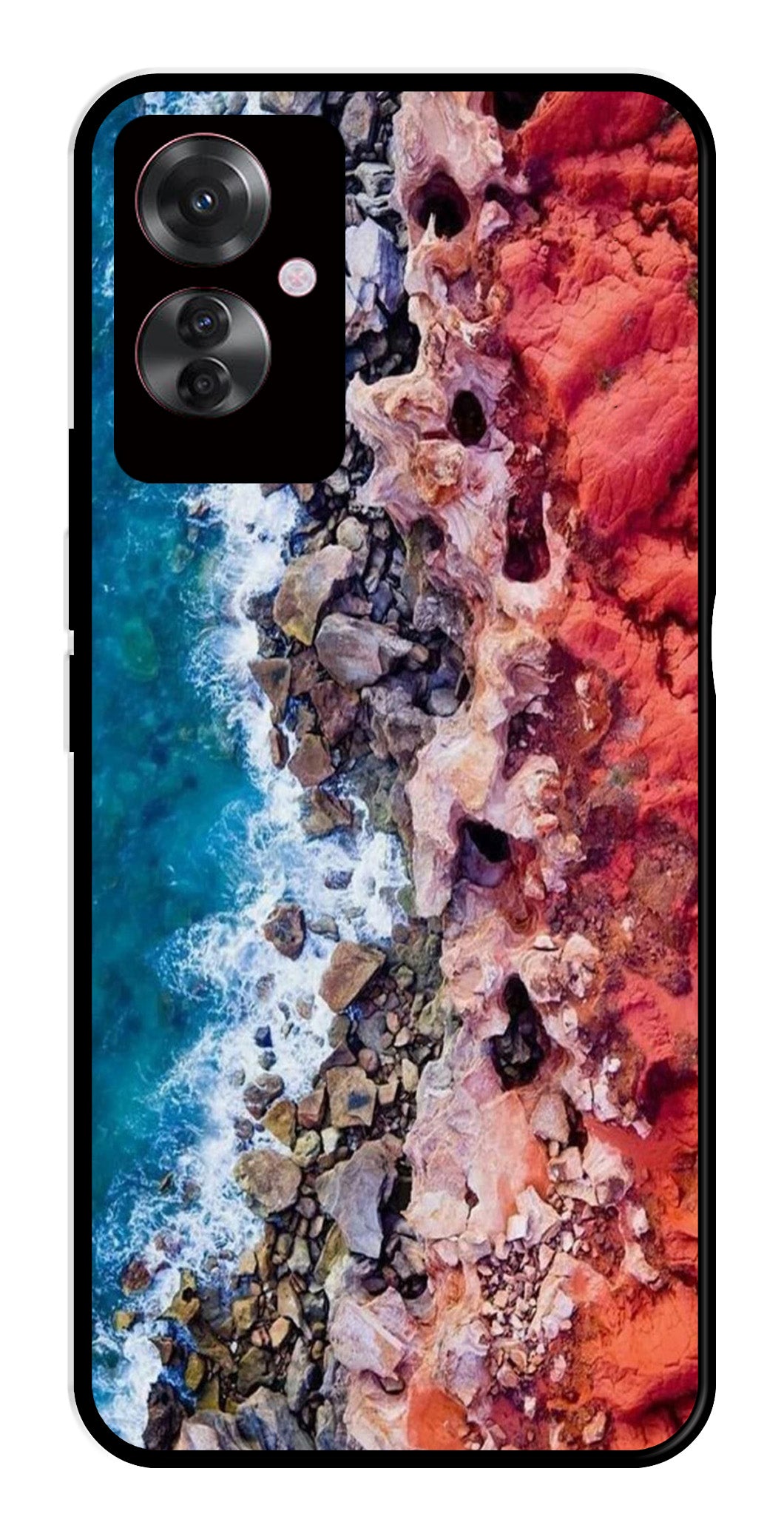 Sea Shore Metal Mobile Case for Oppo F25 Pro 5G Sea Shore Metal Mobile Case for Oppo F25 Pro 5G (Design No -18)