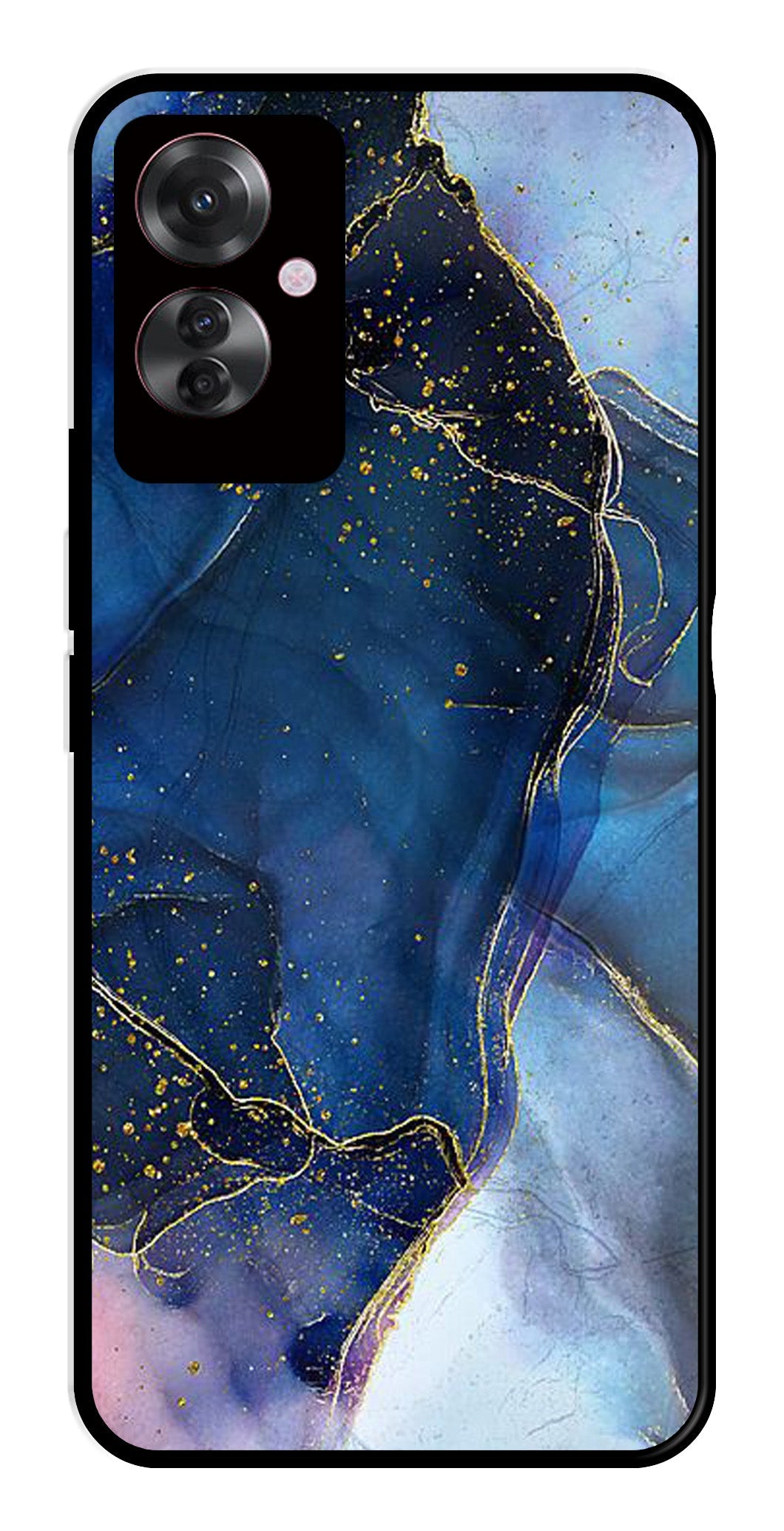 Blue Marble Metal Mobile Case for Oppo F25 Pro 5G Blue Marble Metal Mobile Case for Oppo F25 Pro 5G (Design No -34)