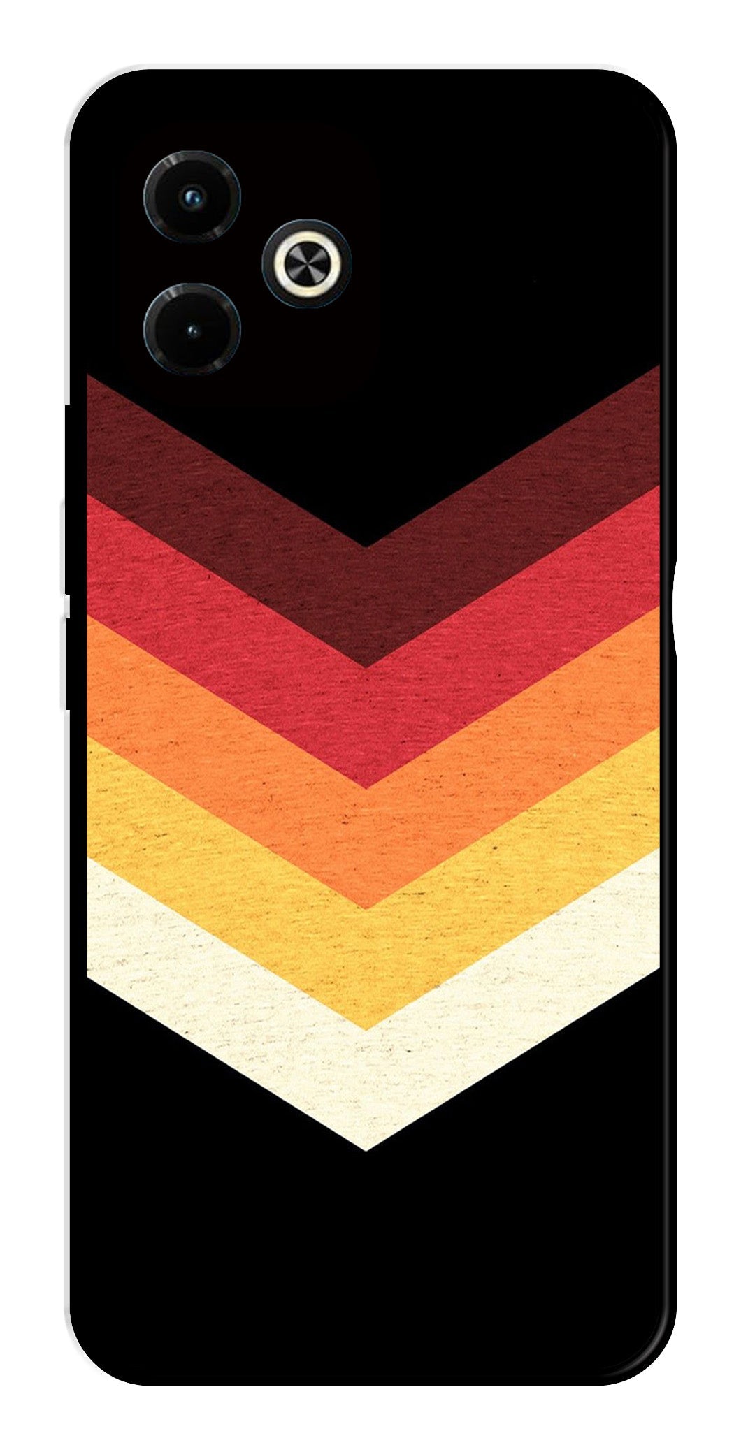 MultiColor Arrow Metal Mobile Case for Infinix Hot 40i MultiColor Arrow Metal Mobile Case for Infinix Hot 40i (Design No -04)