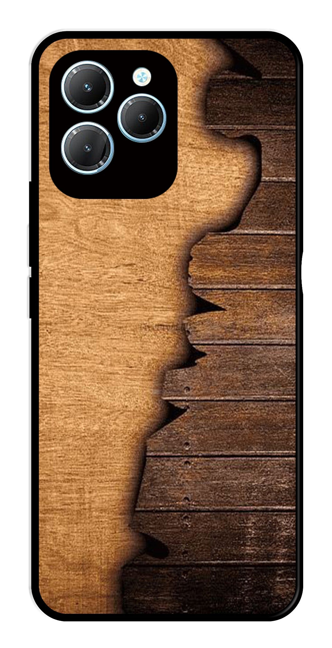 Wooden Design Metal Mobile Case for Infinix Hot 40 Wooden Design Metal Mobile Case for Infinix Hot 40 (Design No -13)