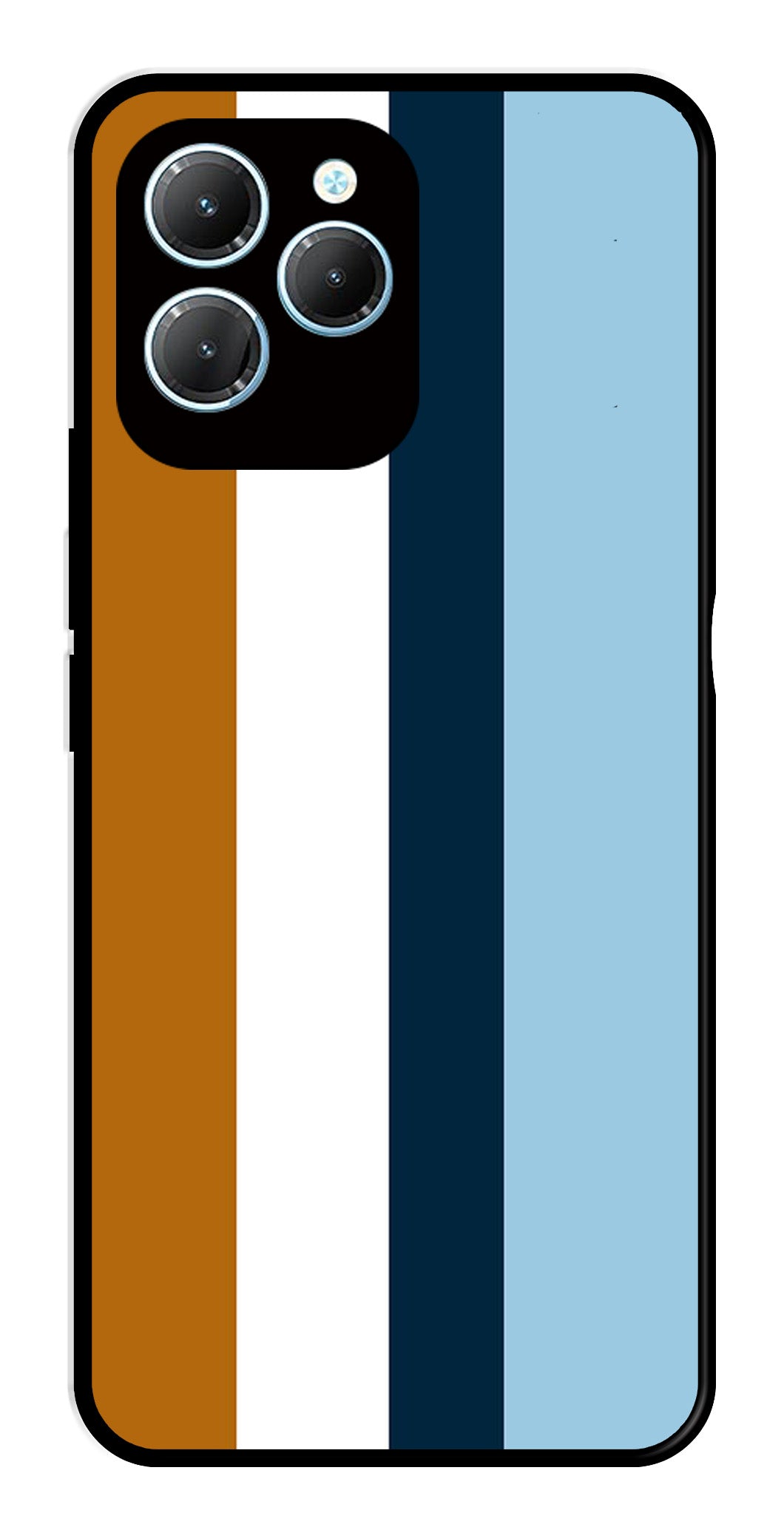 MultiColor Pattern Metal Mobile Case for Infinix Hot 40 MultiColor Pattern Metal Mobile Case for Infinix Hot 40 (Design No -17)