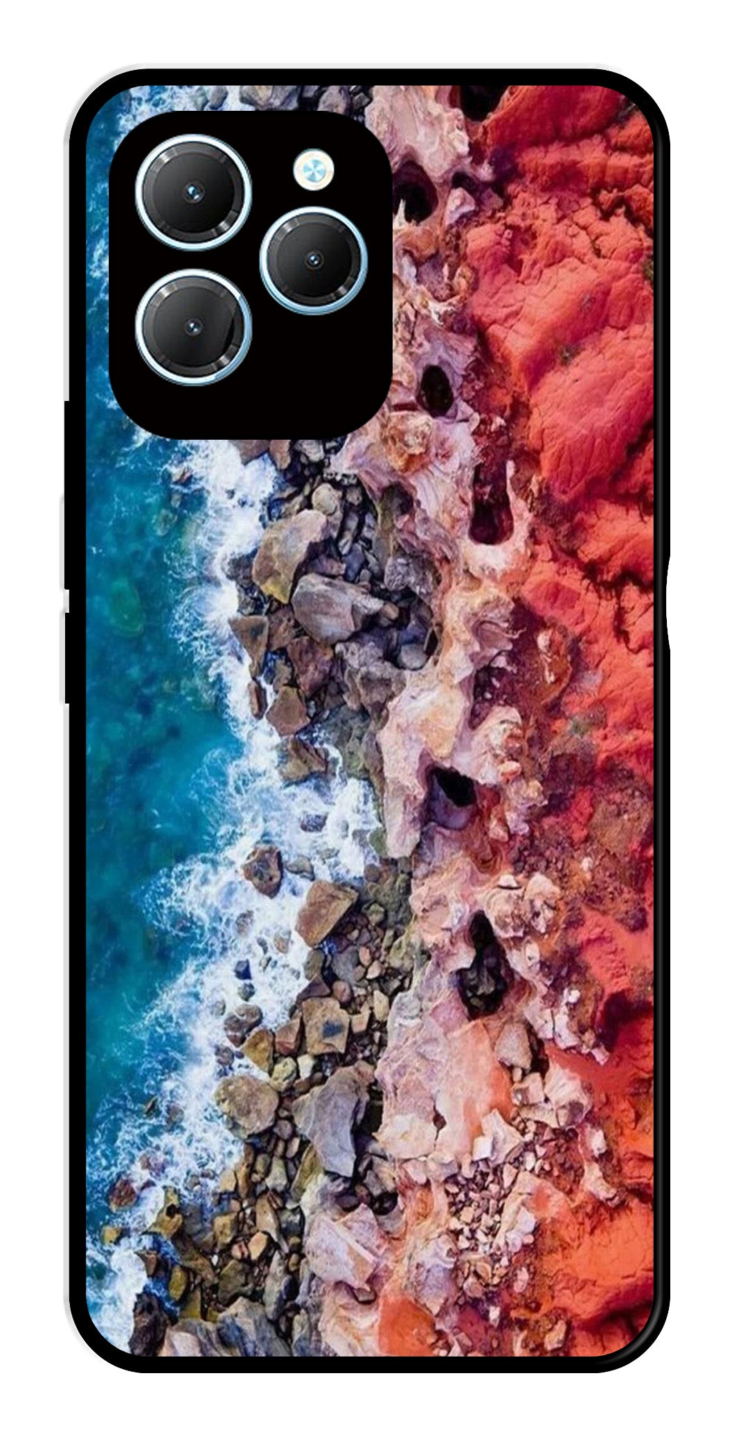 Sea Shore Metal Mobile Case for Infinix Hot 40 Pro Sea Shore Metal Mobile Case for Infinix Hot 40 Pro (Design No -18)