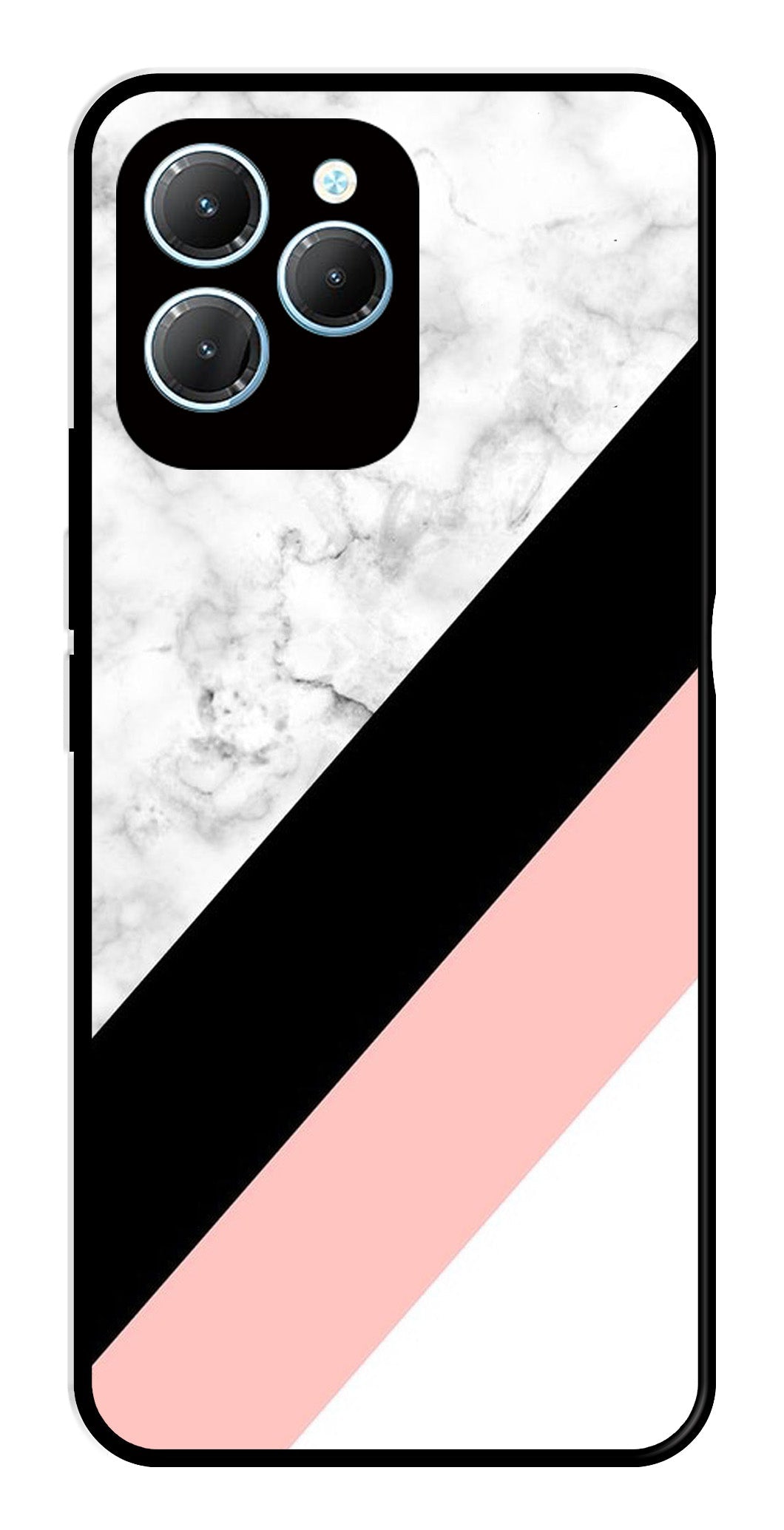 Marble Design Metal Mobile Case for Infinix Hot 40 Marble Design Metal Mobile Case for Infinix Hot 40 (Design No -24)