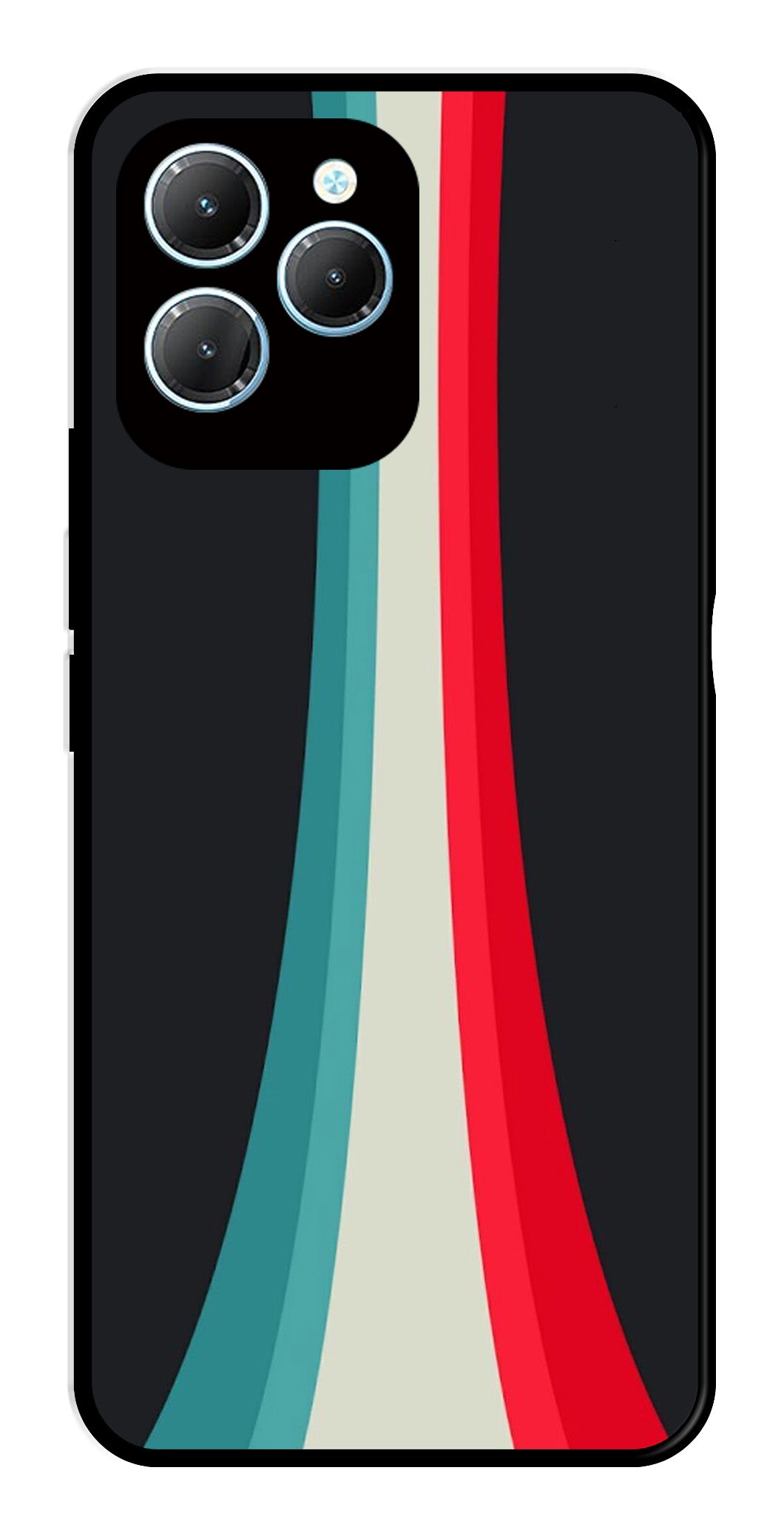 Modern Art Colorful Metal Mobile Case for Infinix Hot 40 Pro Modern Art Colorful Metal Mobile Case for Infinix Hot 40 Pro (Design No -48)