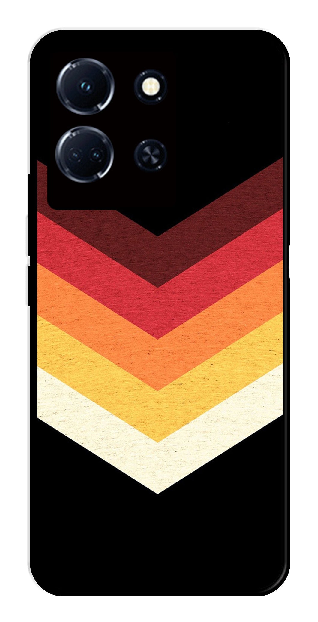 MultiColor Arrow Metal Mobile Case for Infinix Note 30 4G MultiColor Arrow Metal Mobile Case for Infinix Note 30 4G (Design No -04)