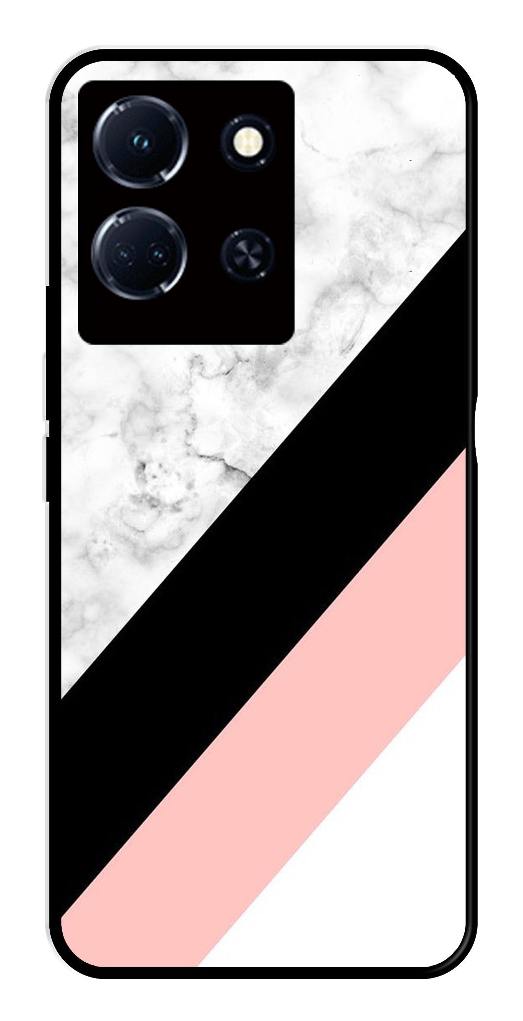 Marble Design Metal Mobile Case for Infinix Note 30 4G Marble Design Metal Mobile Case for Infinix Note 30 4G (Design No -24)