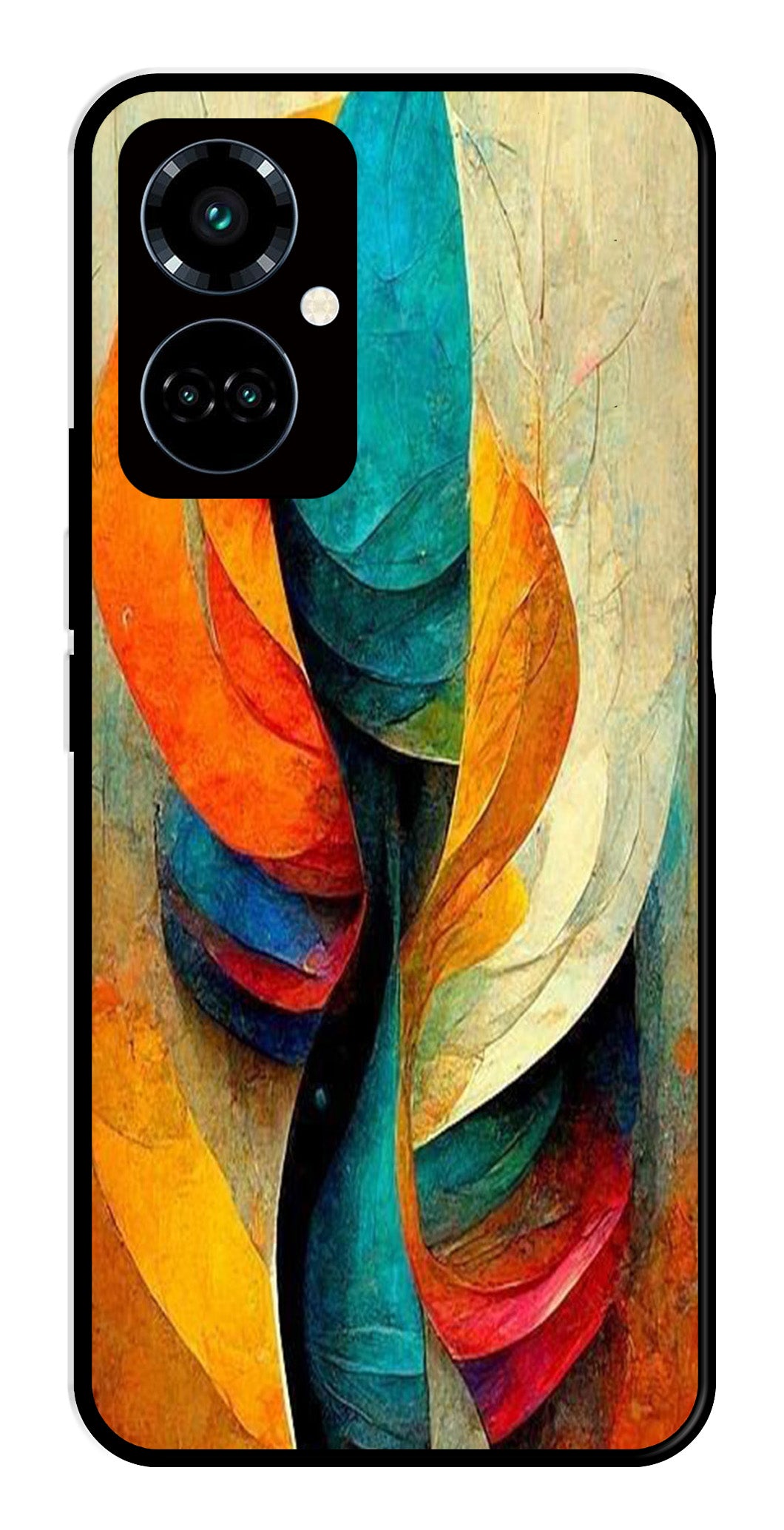 Modern Art Metal Mobile Case for Tecno Camon 19 Pro 5G Modern Art Metal Mobile Case for Tecno Camon 19 Pro 5G (Design No -11)