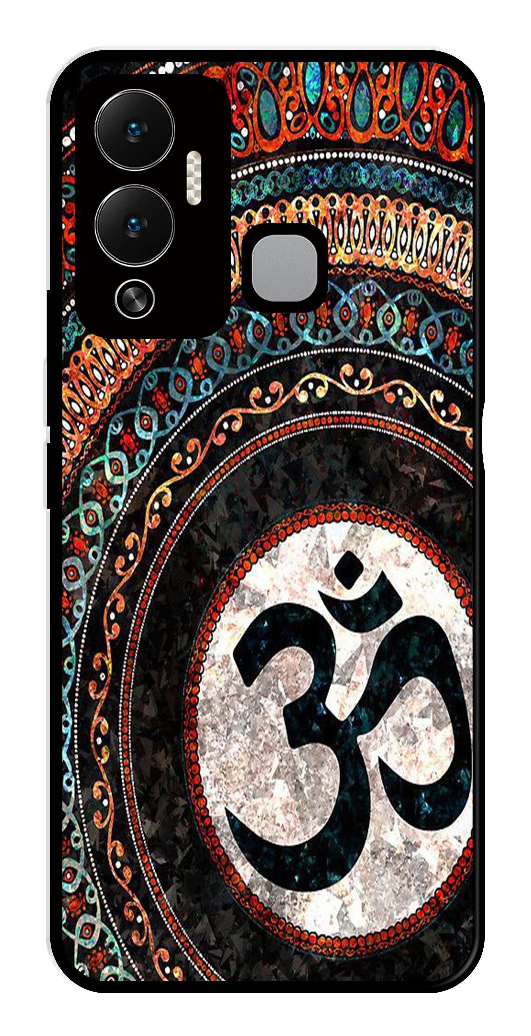 Oum Design Metal Mobile Case for Infinix Hot 12 Play Oum Design Metal Mobile Case for Infinix Hot 12 Play (Design No -15)