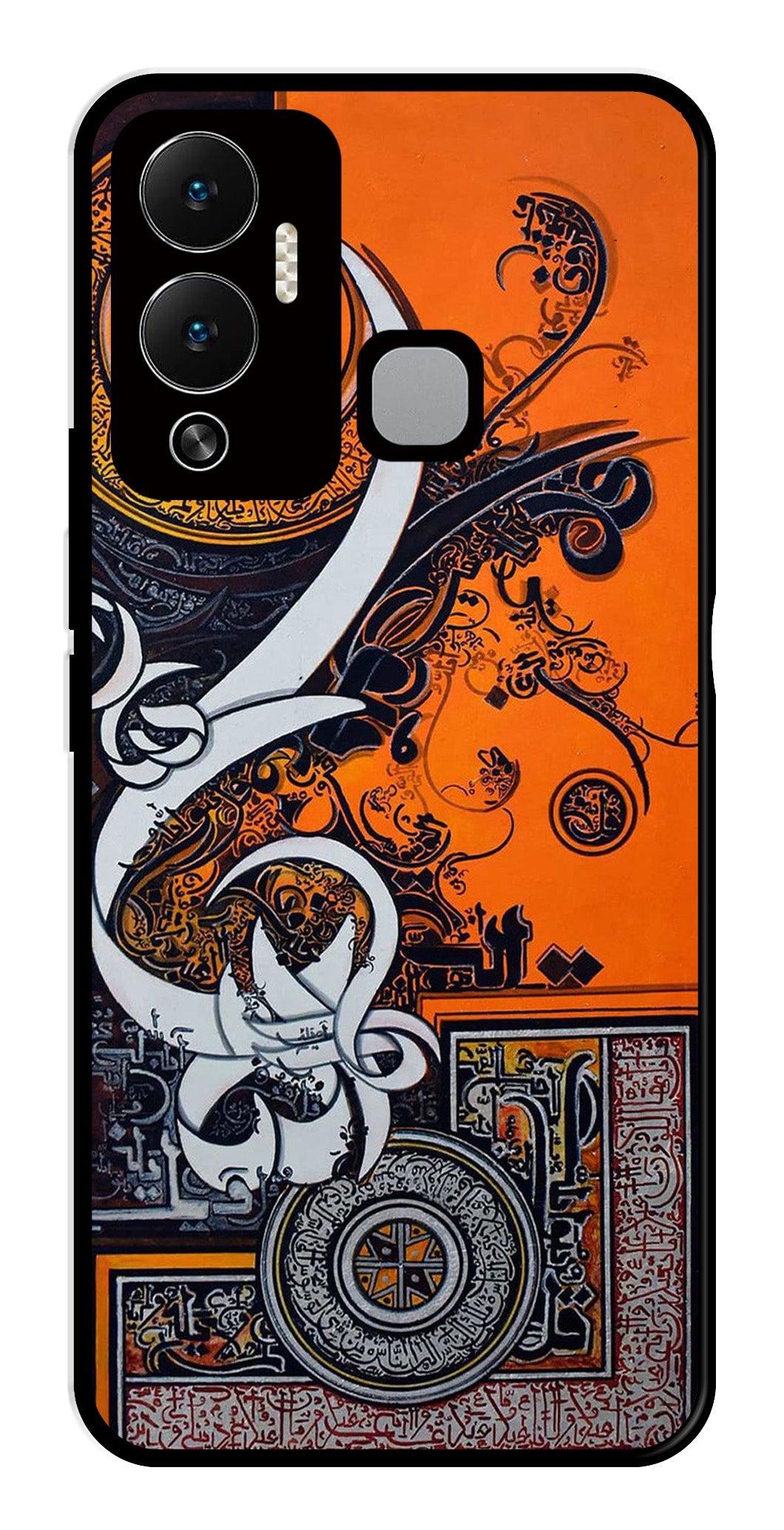 Qalander Art Metal Mobile Case for Infinix Hot 12 Play Qalander Art Metal Mobile Case for Infinix Hot 12 Play (Design No -16)