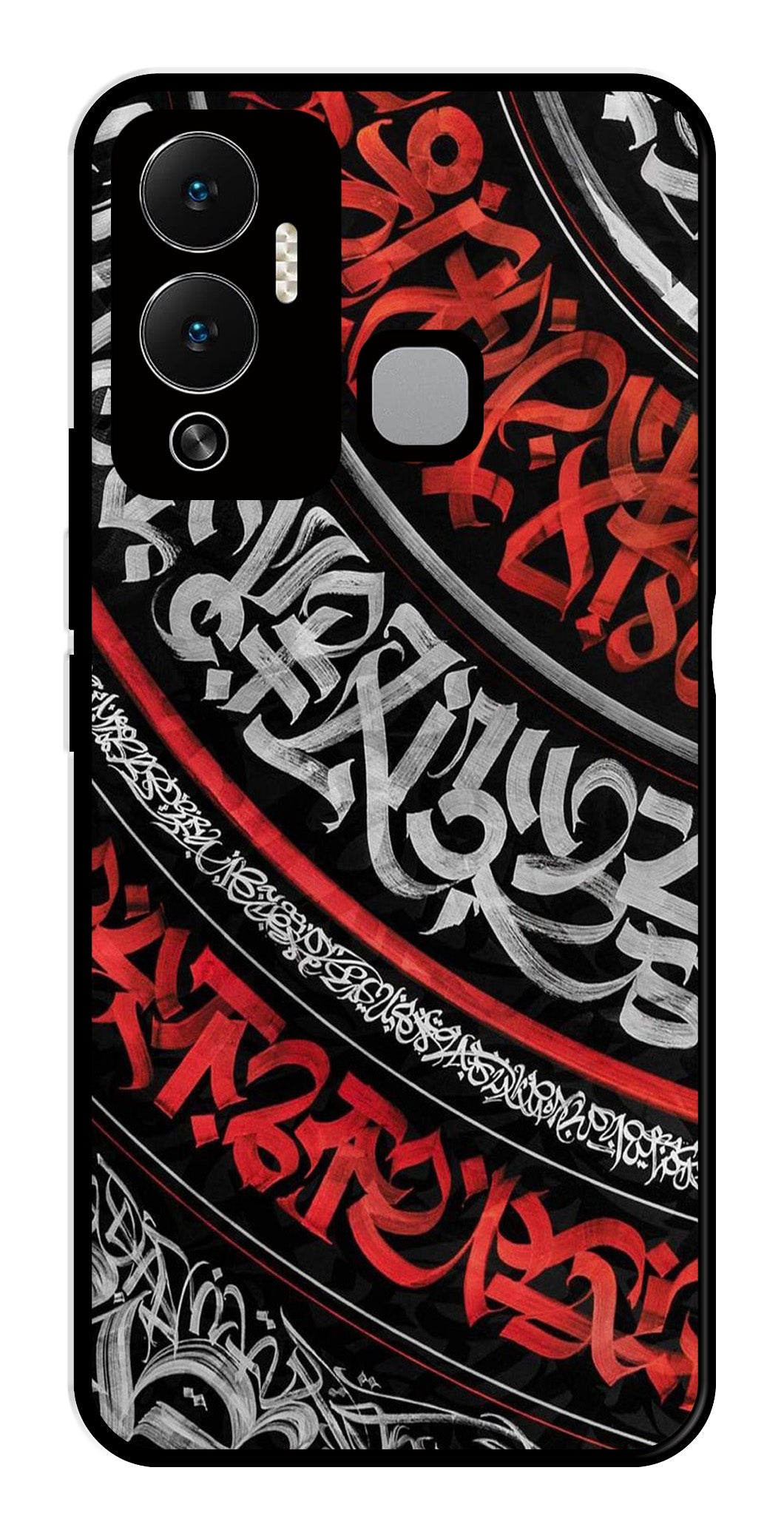 Qalander Art Metal Mobile Case for Infinix Hot 12 Play Qalander Art Metal Mobile Case for Infinix Hot 12 Play (Design No -49)
