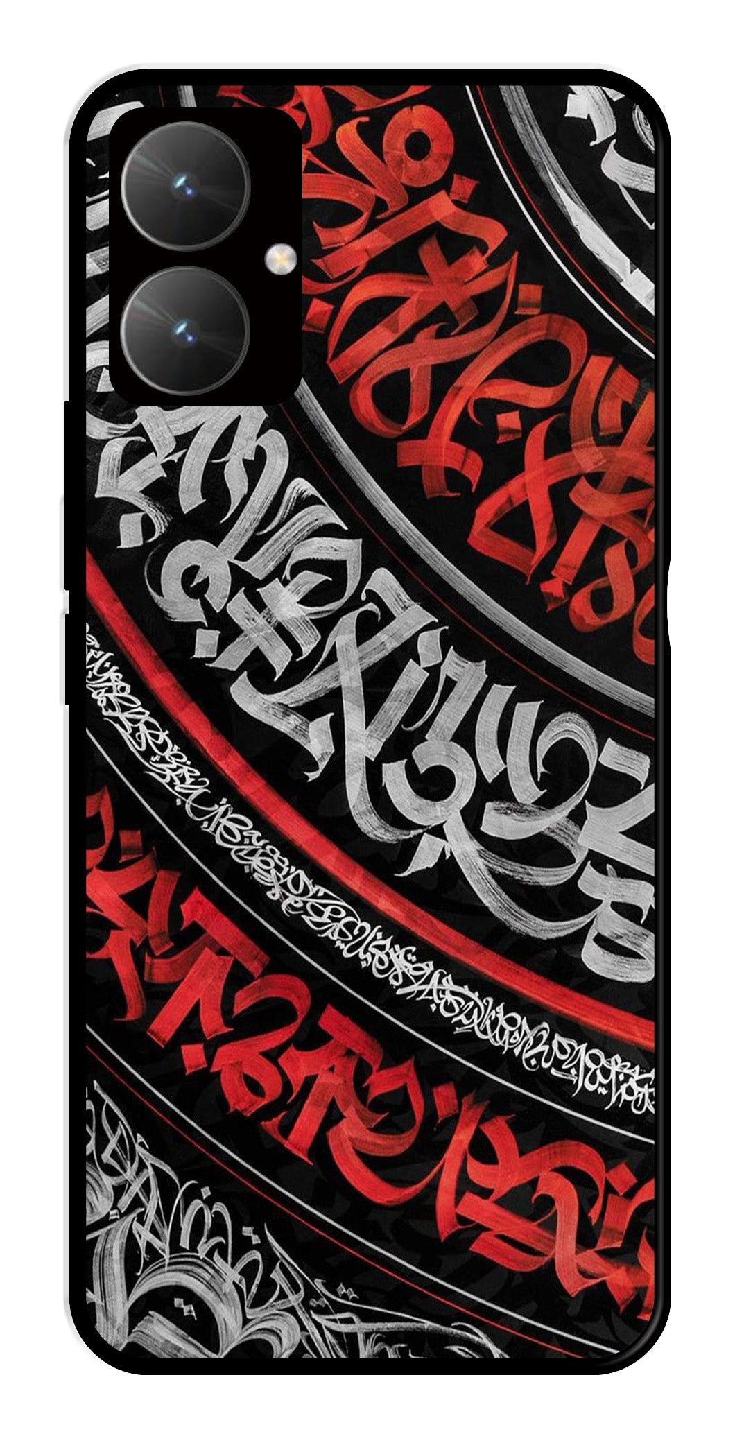 Qalander Art Metal Mobile Case for Poco M6 5G (Design No -49)