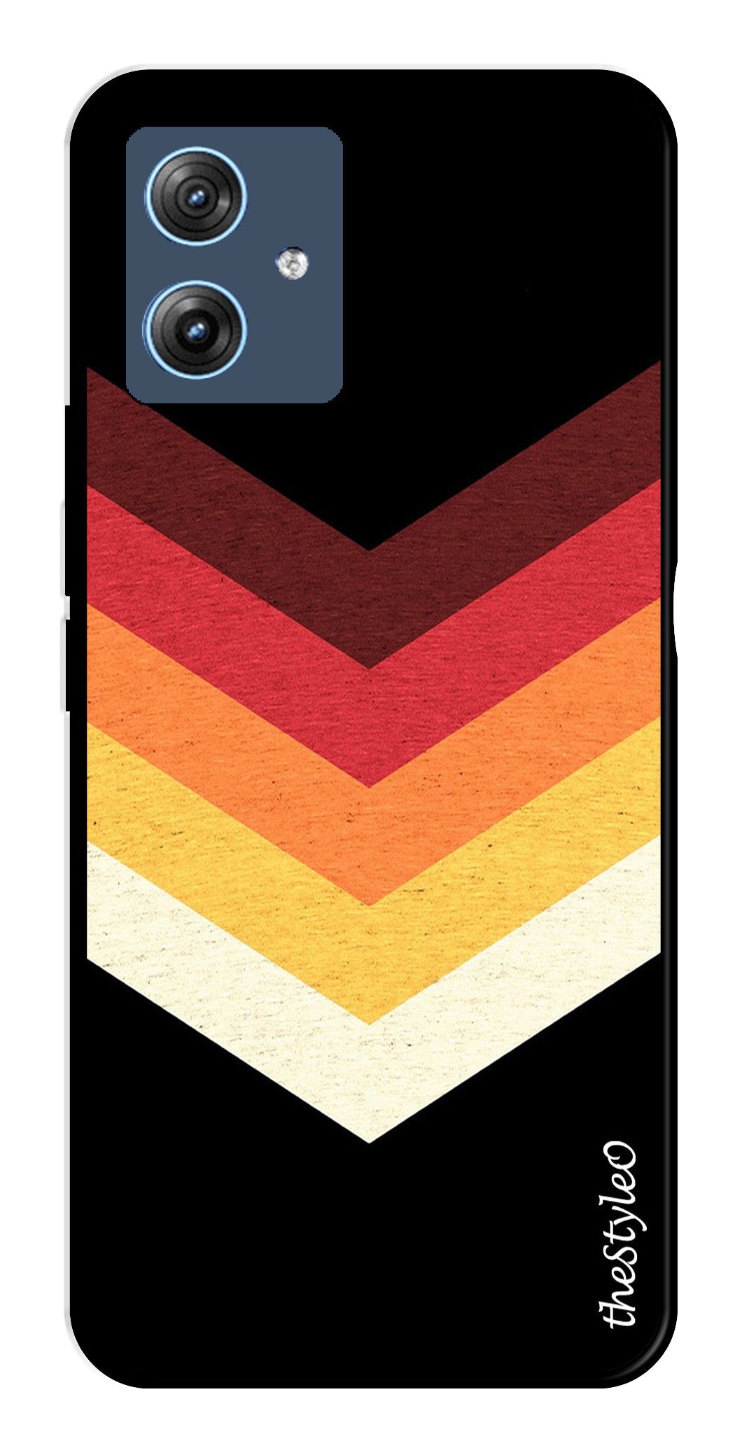 MultiColor Arrow Metal Mobile Case for Moto G64 5G MultiColor Arrow Metal Mobile Case for Moto G64 5G (Design No -04)