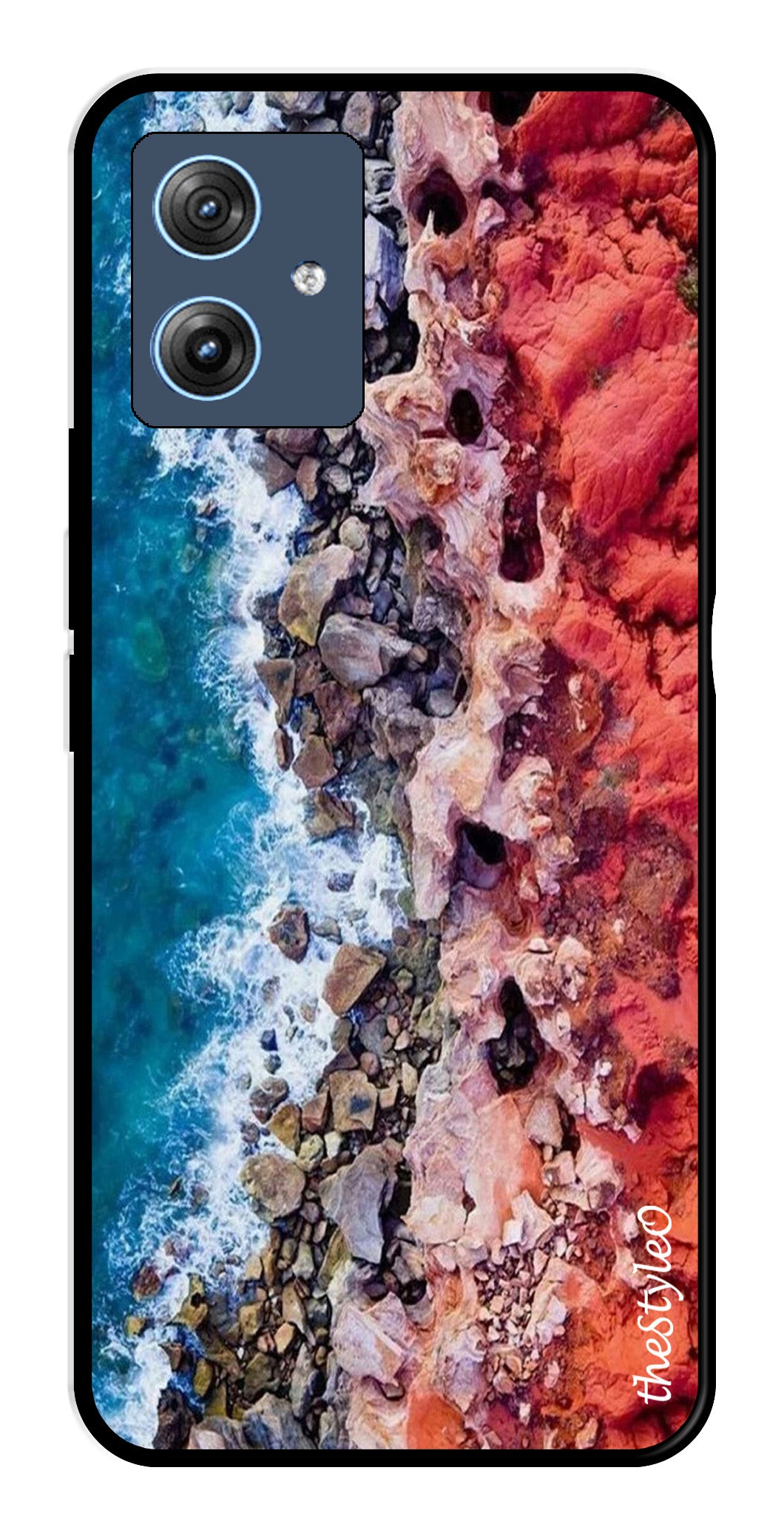 MultiColor Pattern Metal Mobile Case for Moto G64 5G MultiColor Pattern Metal Mobile Case for Moto G64 5G (Design No -17)