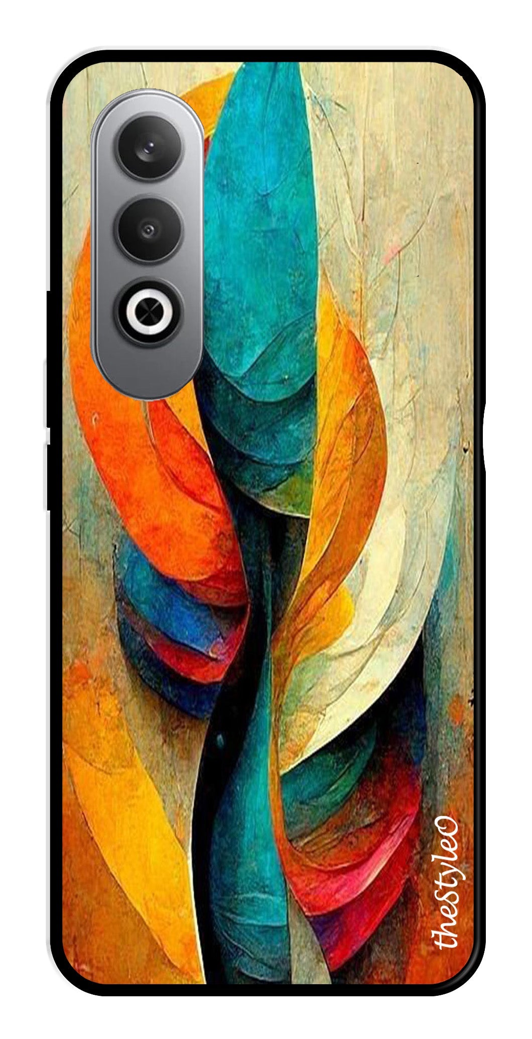 Modern Art Metal Mobile Case for OnePlus Nord CE4 Modern Art Metal Mobile Case for OnePlus Nord CE4 (Design No -11)