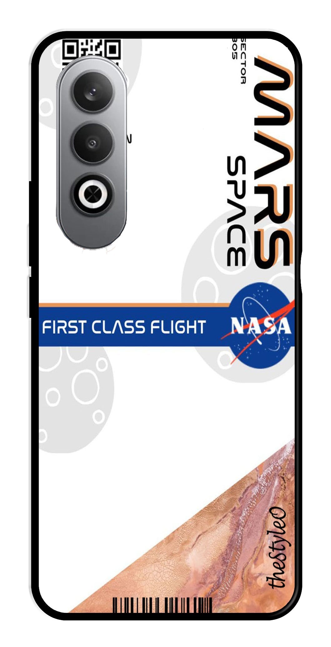 Mars Space Metal Mobile Case for OnePlus Nord CE4 Mars Space Metal Mobile Case for OnePlus Nord CE4 (Design No -81)