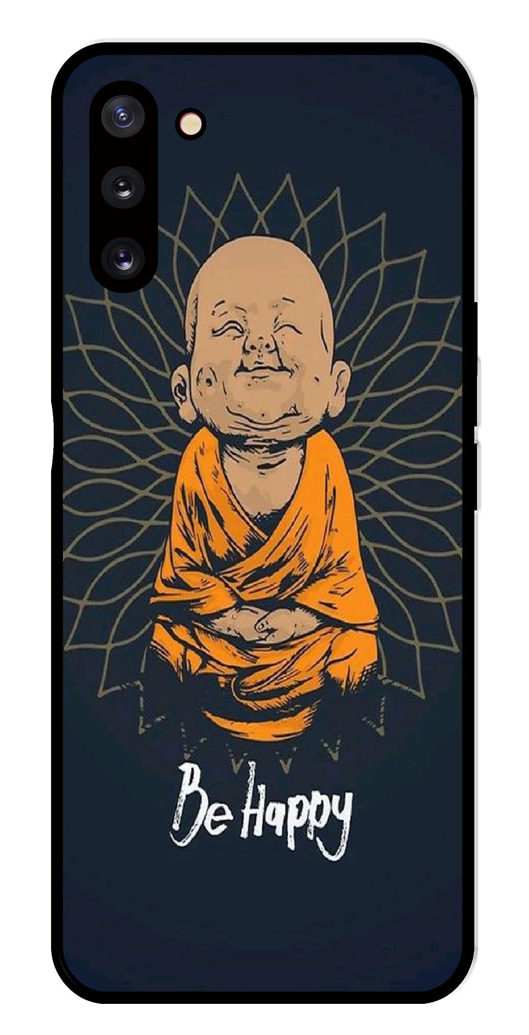 Be Happy Metal Mobile Case for Samsung Galaxy Note 10 Be Happy Metal Mobile Case for Samsung Galaxy Note 10 (Design No -27)